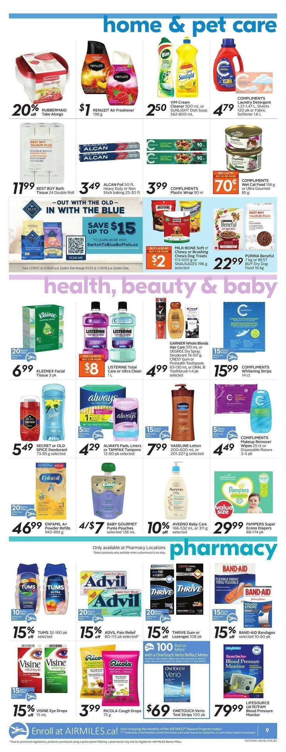 Safeway Flyer from January 13