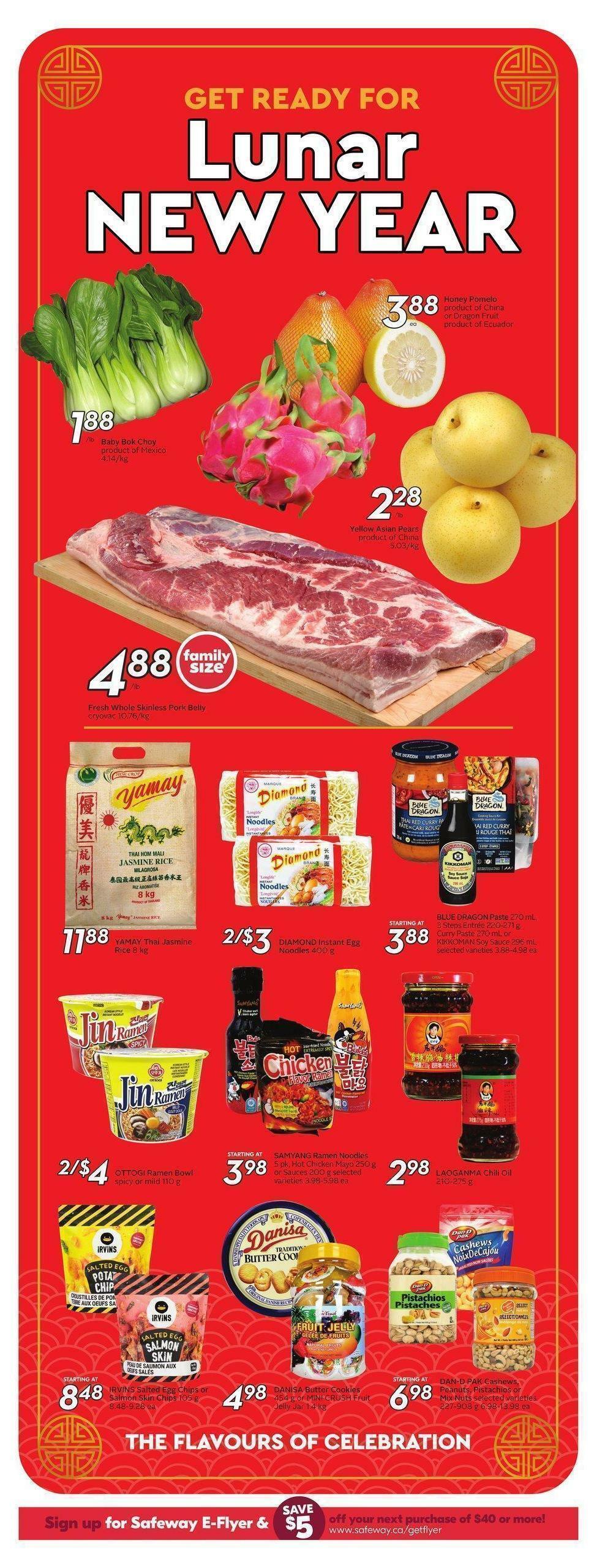 Safeway Flyer from January 13