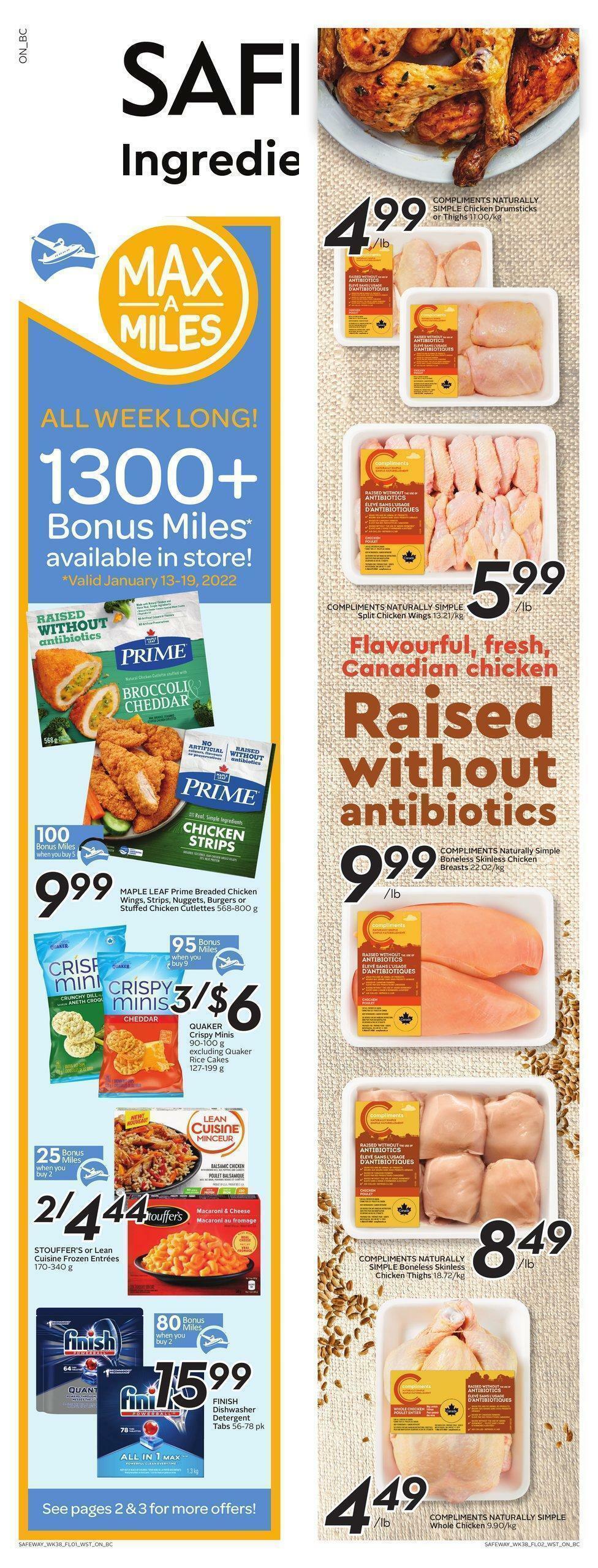 Safeway Flyer from January 13