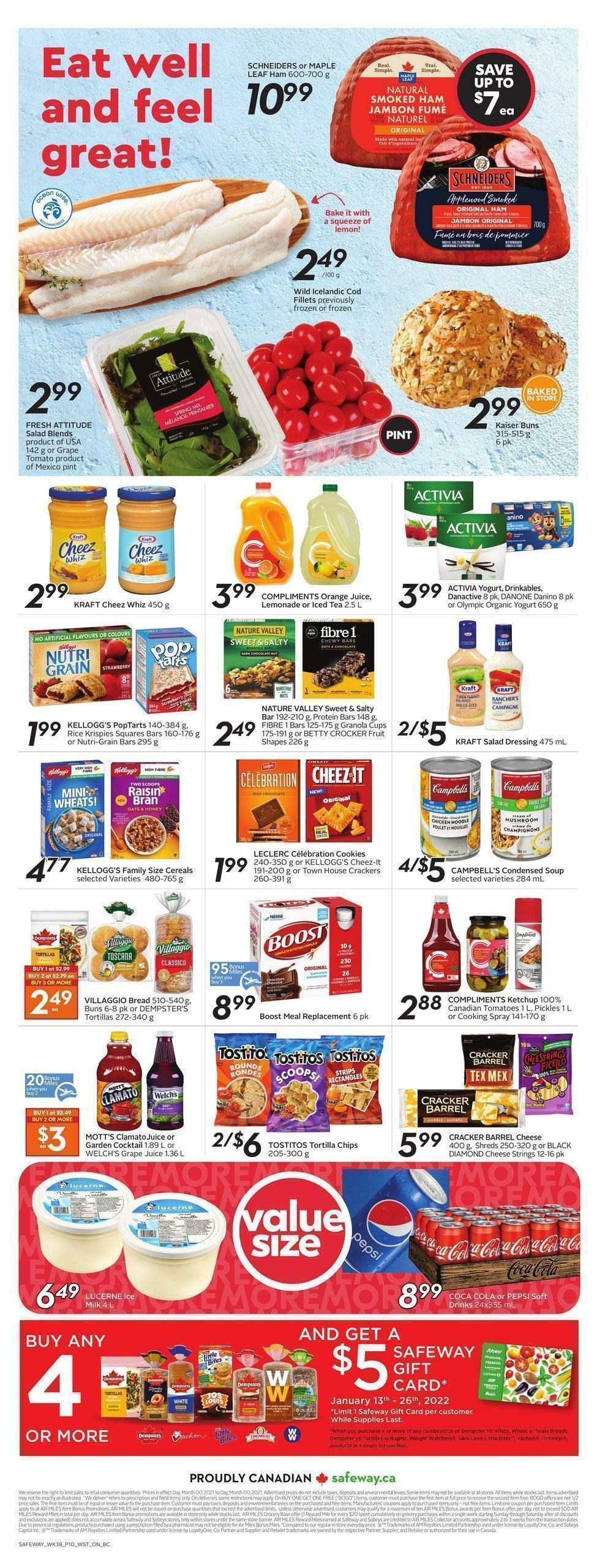 Safeway Flyer from January 13