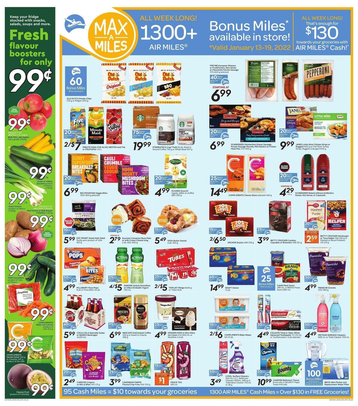 Safeway Flyer from January 13