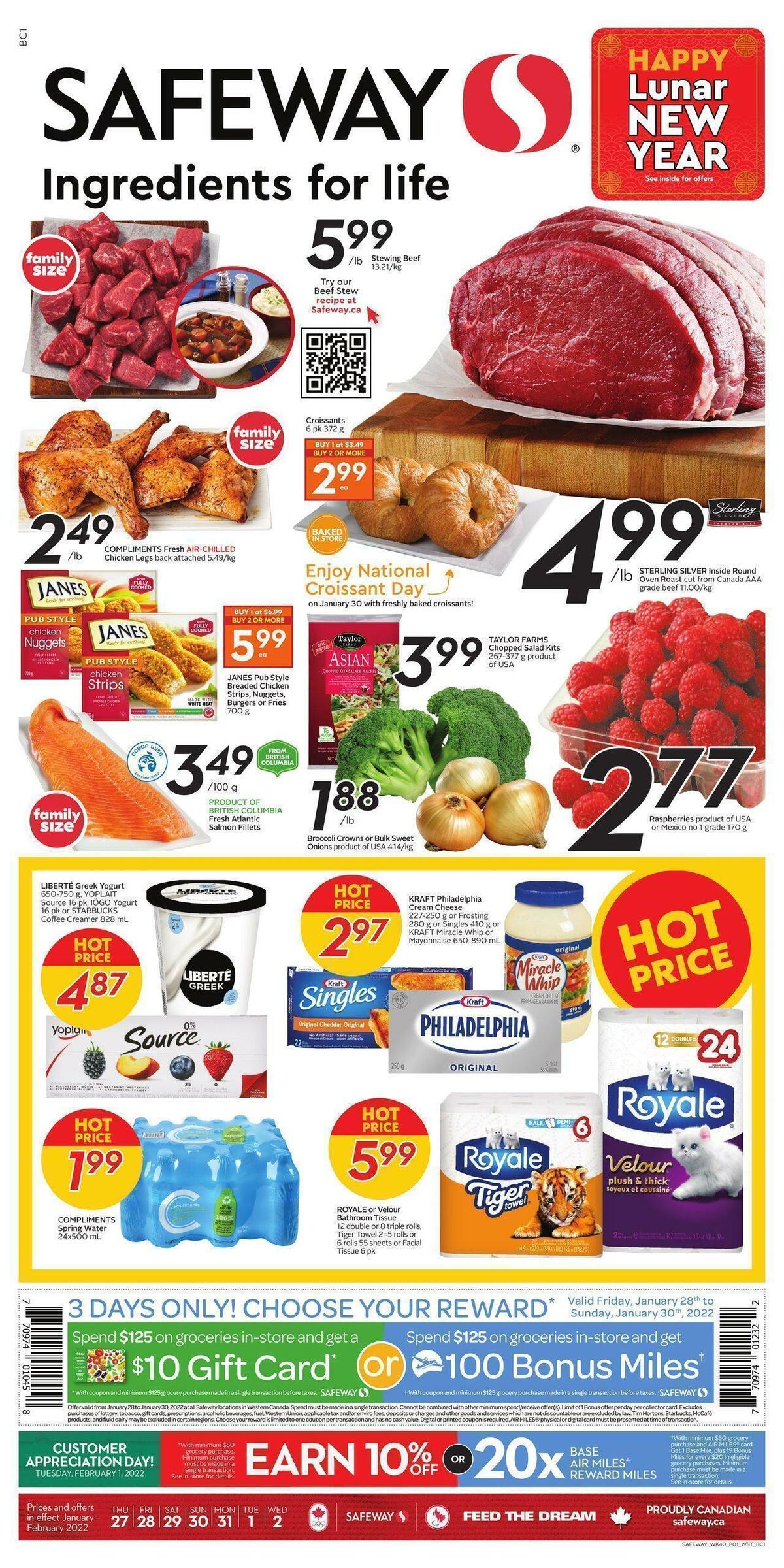 Safeway Flyer from January 27