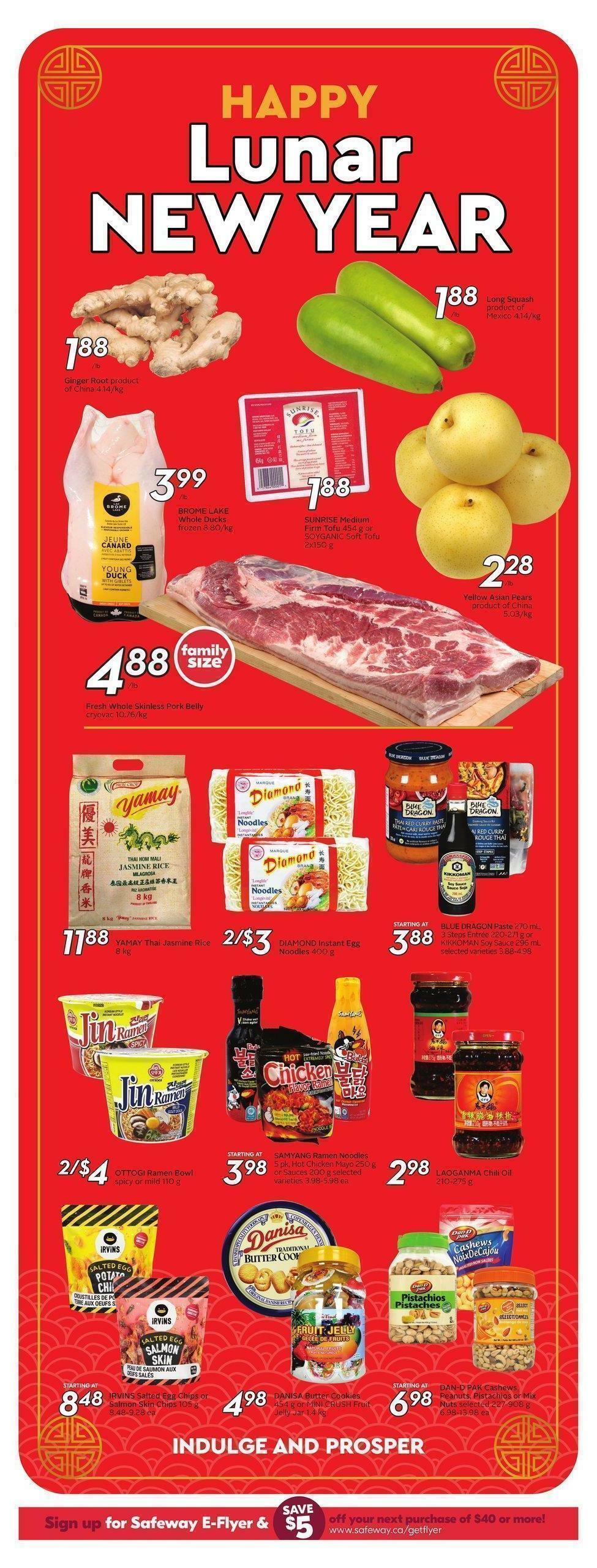 Safeway Flyer from January 27
