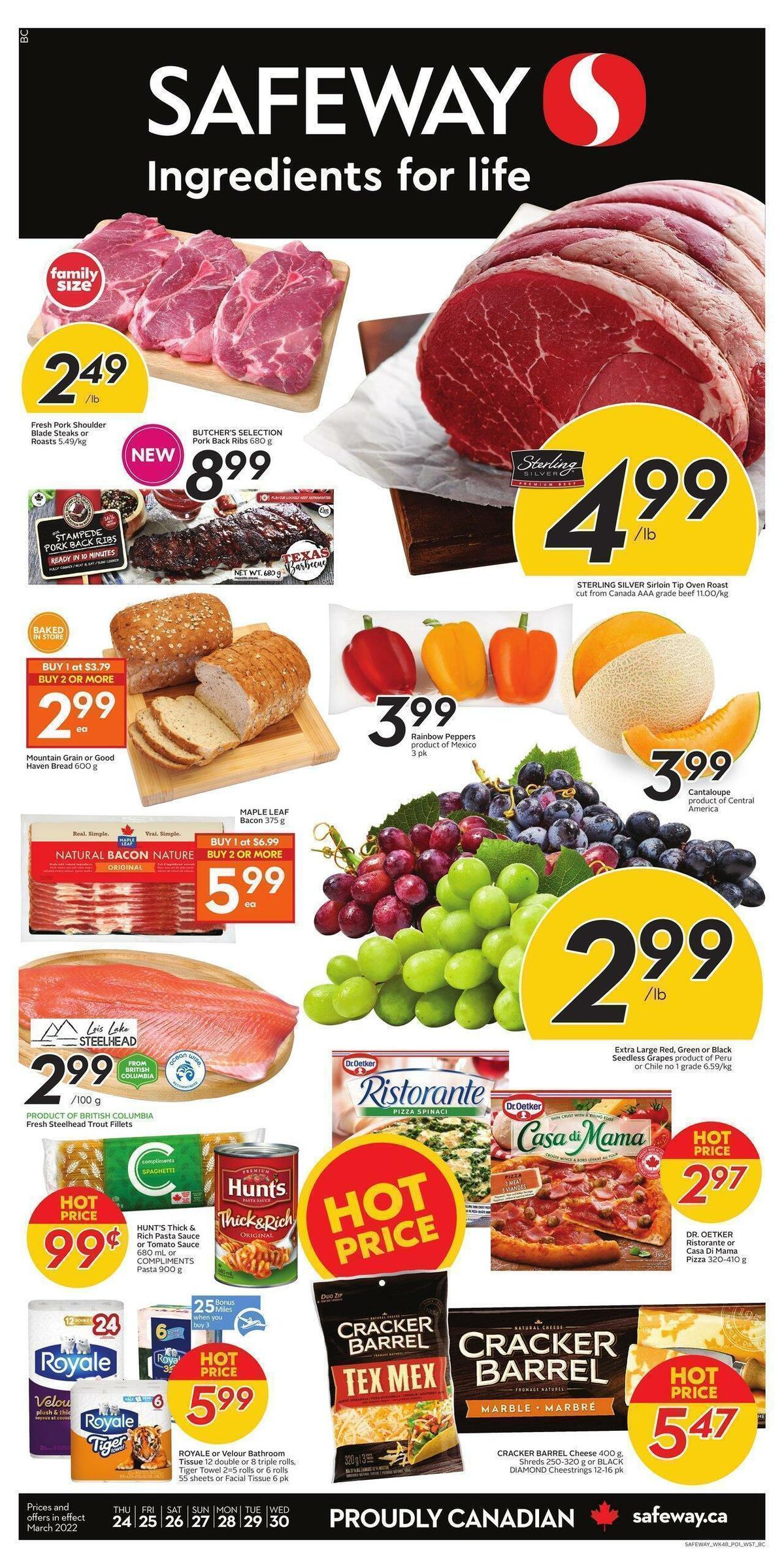 Safeway Flyer from March 24