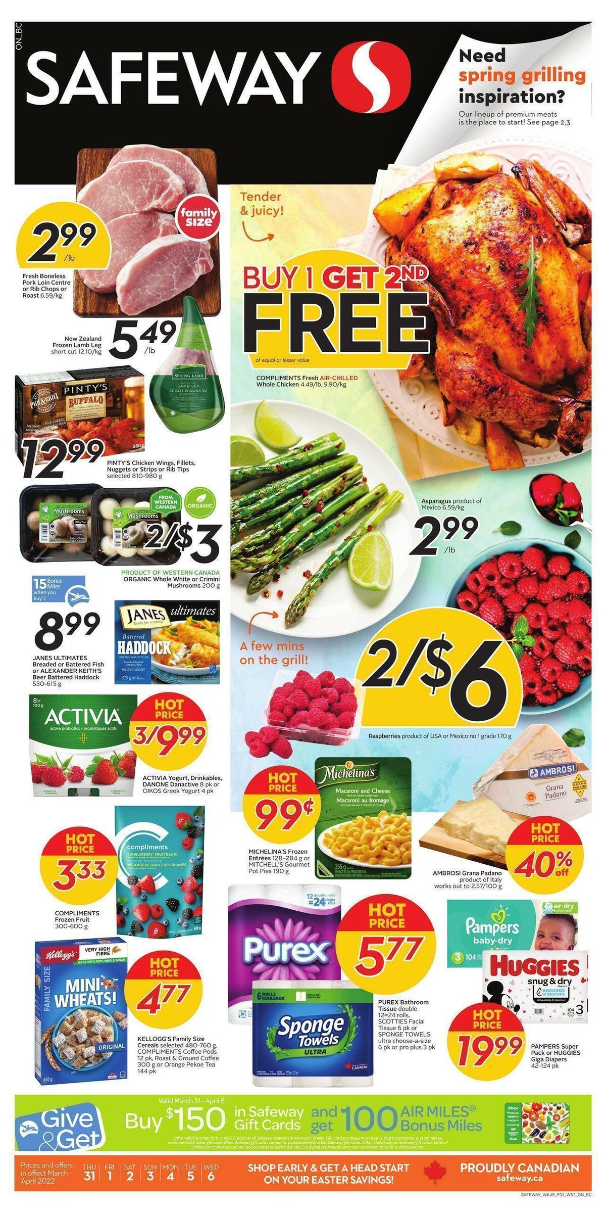 Safeway Flyer from March 31