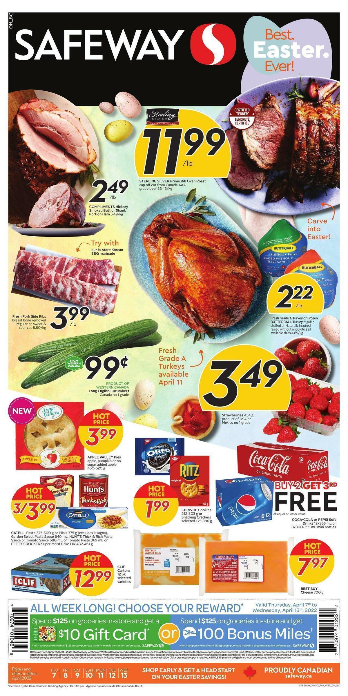 Safeway Flyer from April 7