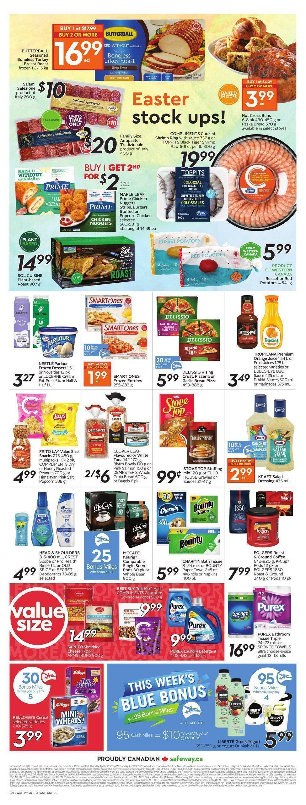 Safeway Flyer from April 7