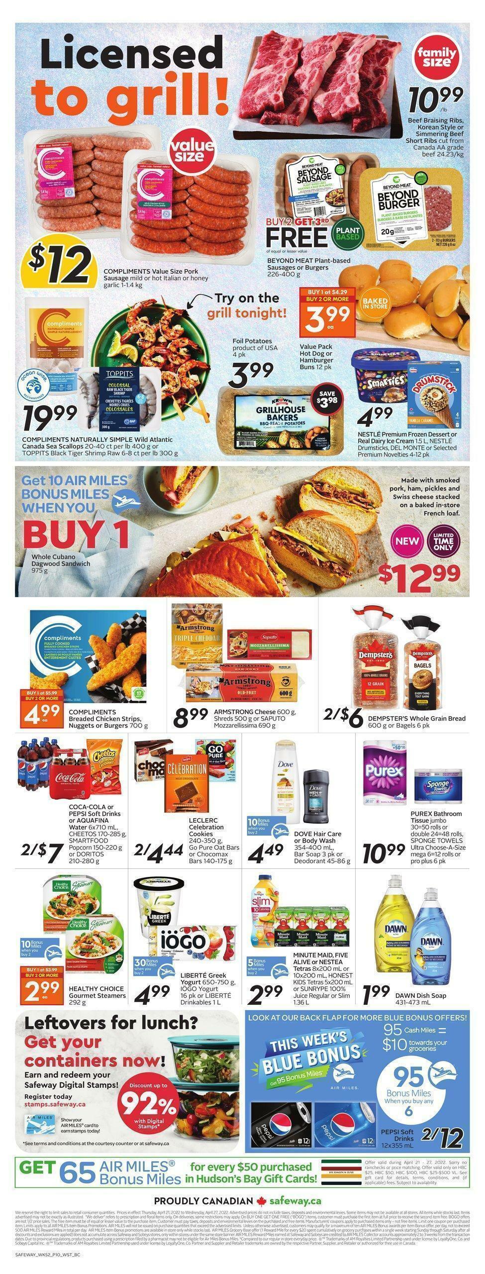 Safeway Flyer from April 21