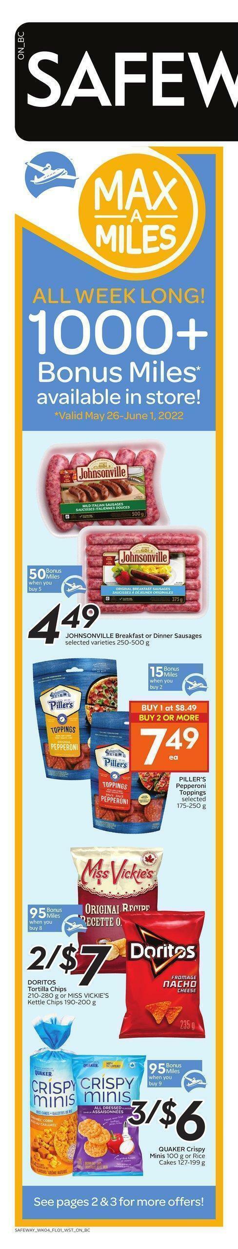 Safeway Flyer from May 26