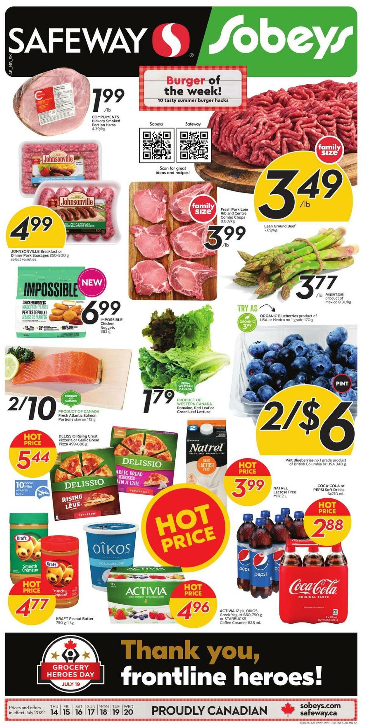 Safeway Flyer from July 14