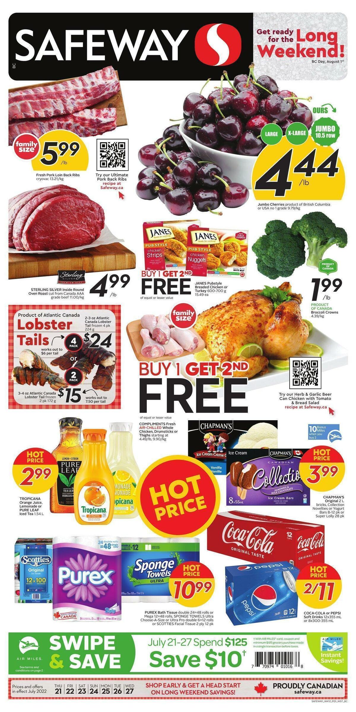 Safeway Flyer from July 21