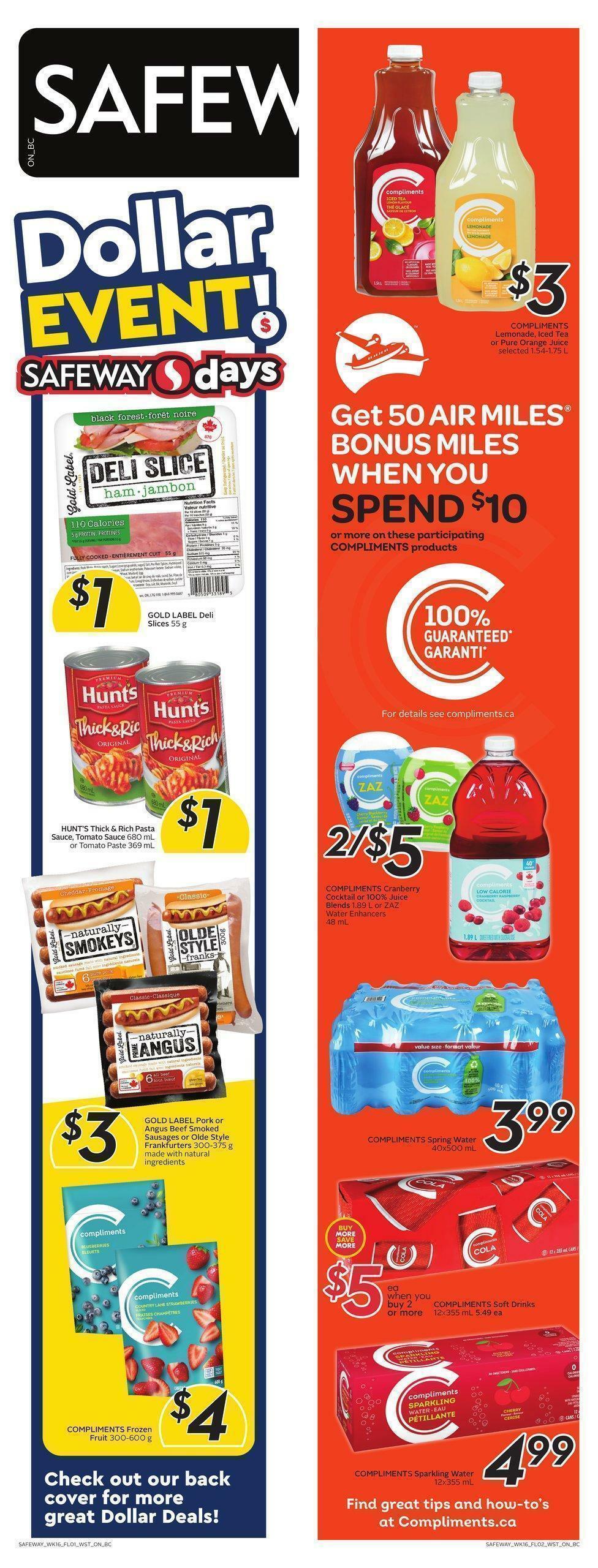 Safeway Flyer from August 18