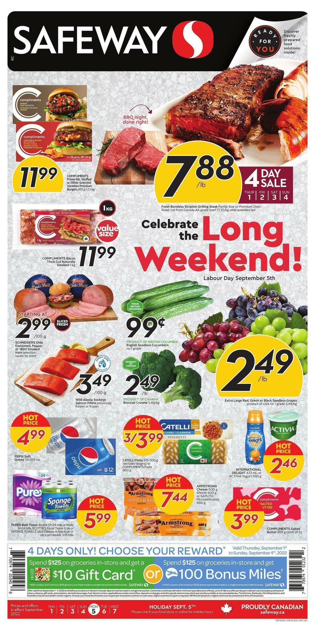 Safeway Flyer from September 1