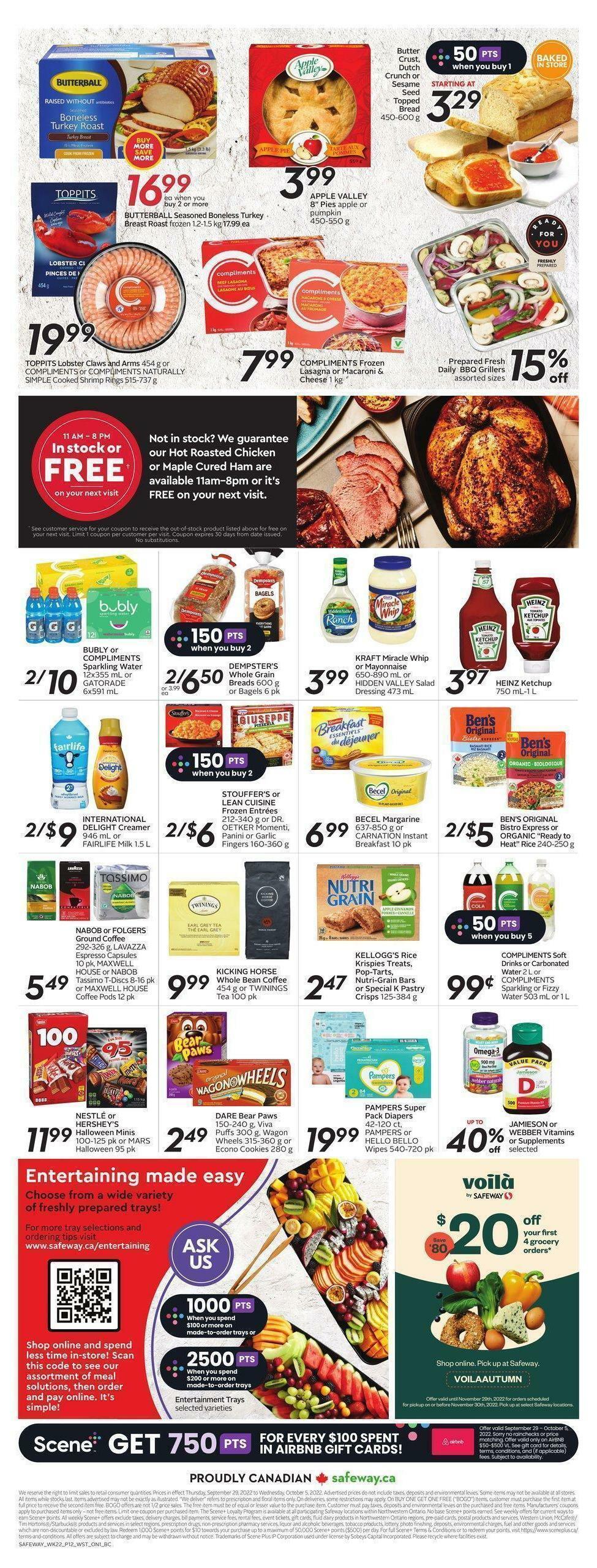 Safeway Flyer from September 29