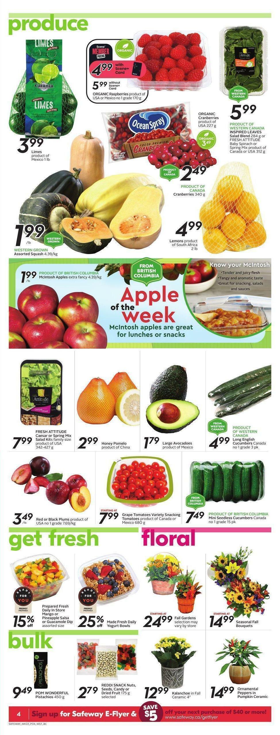Safeway Flyer from September 29