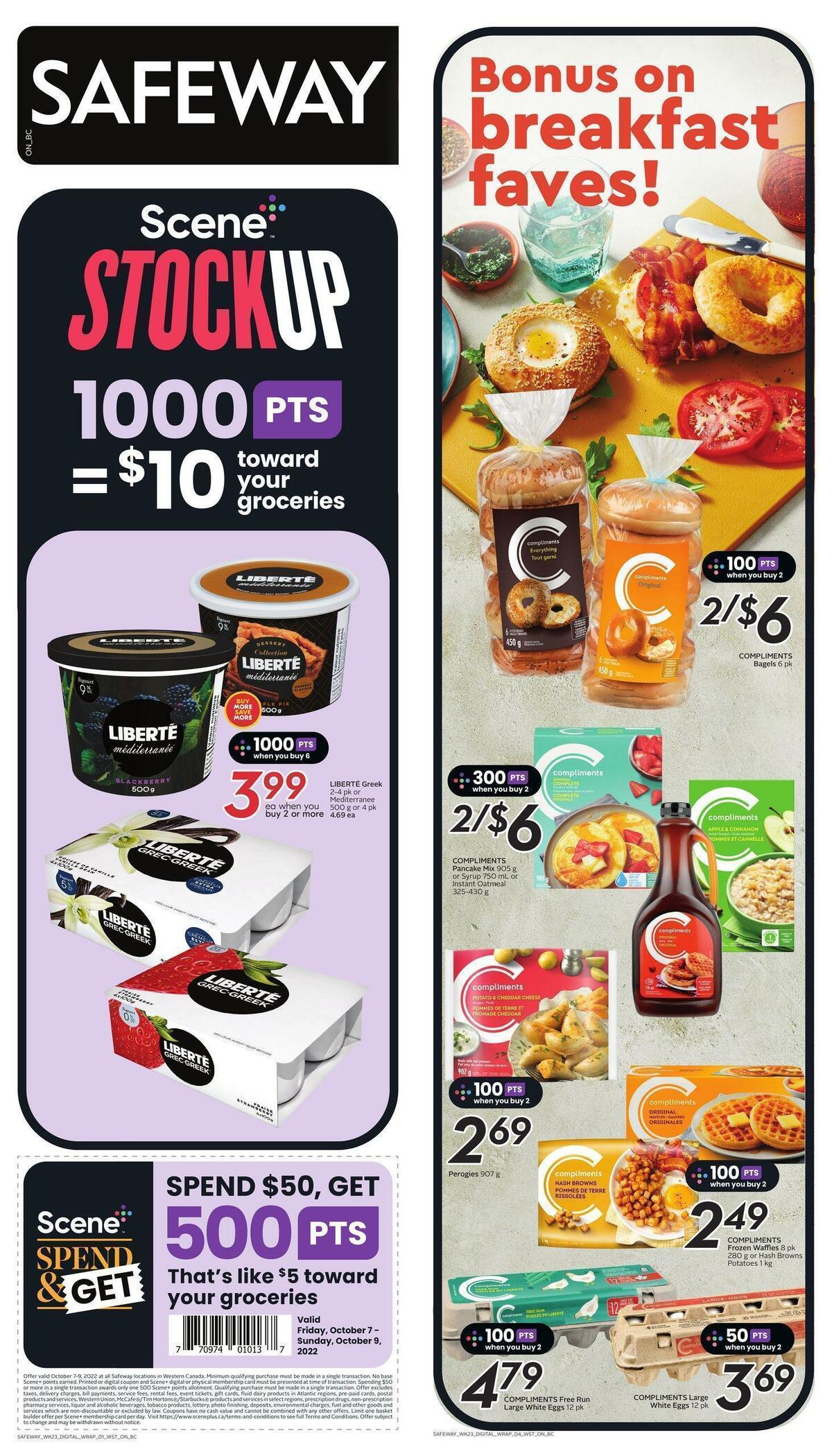 Safeway Flyer from October 6