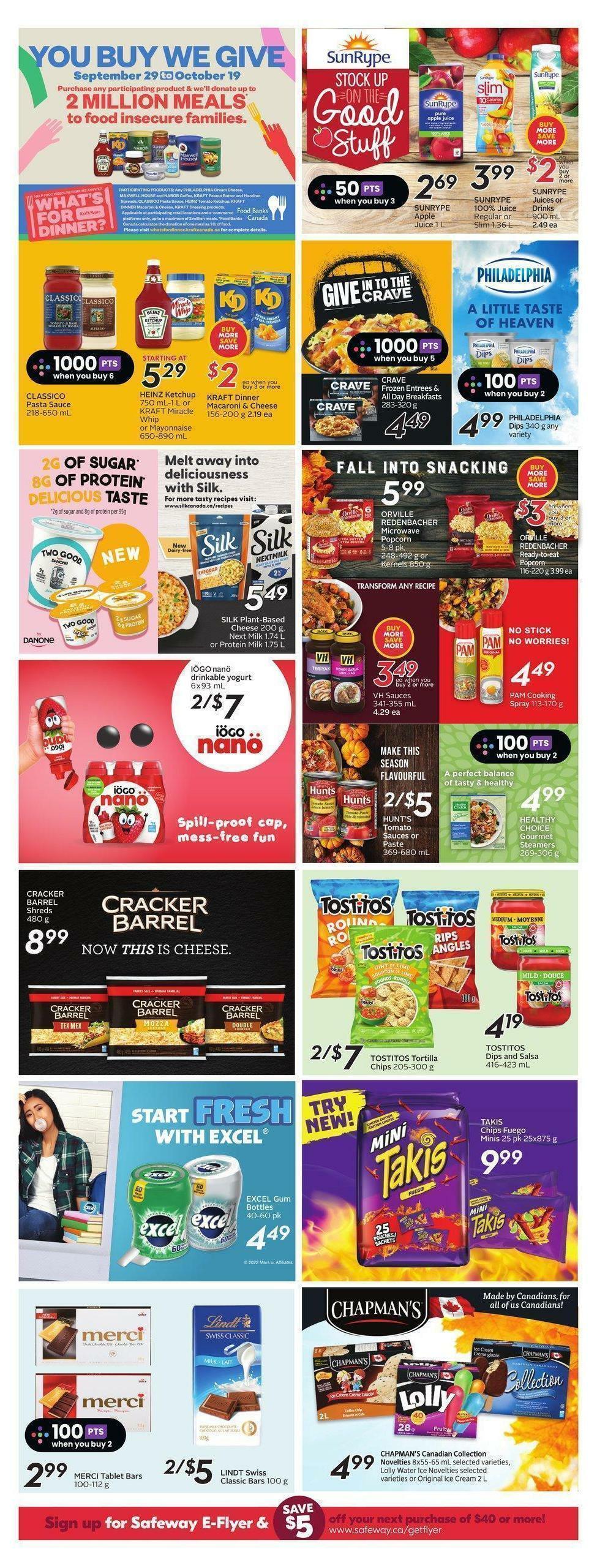 Safeway Flyer from October 13