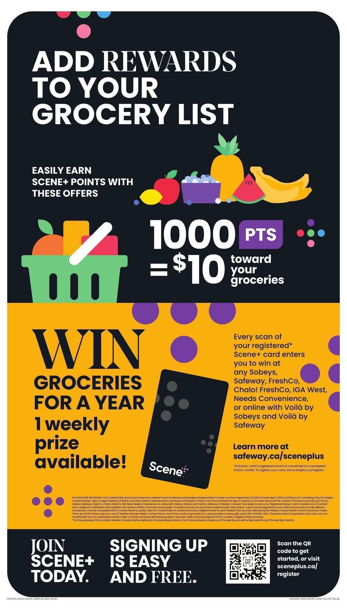 Safeway Flyer from October 13