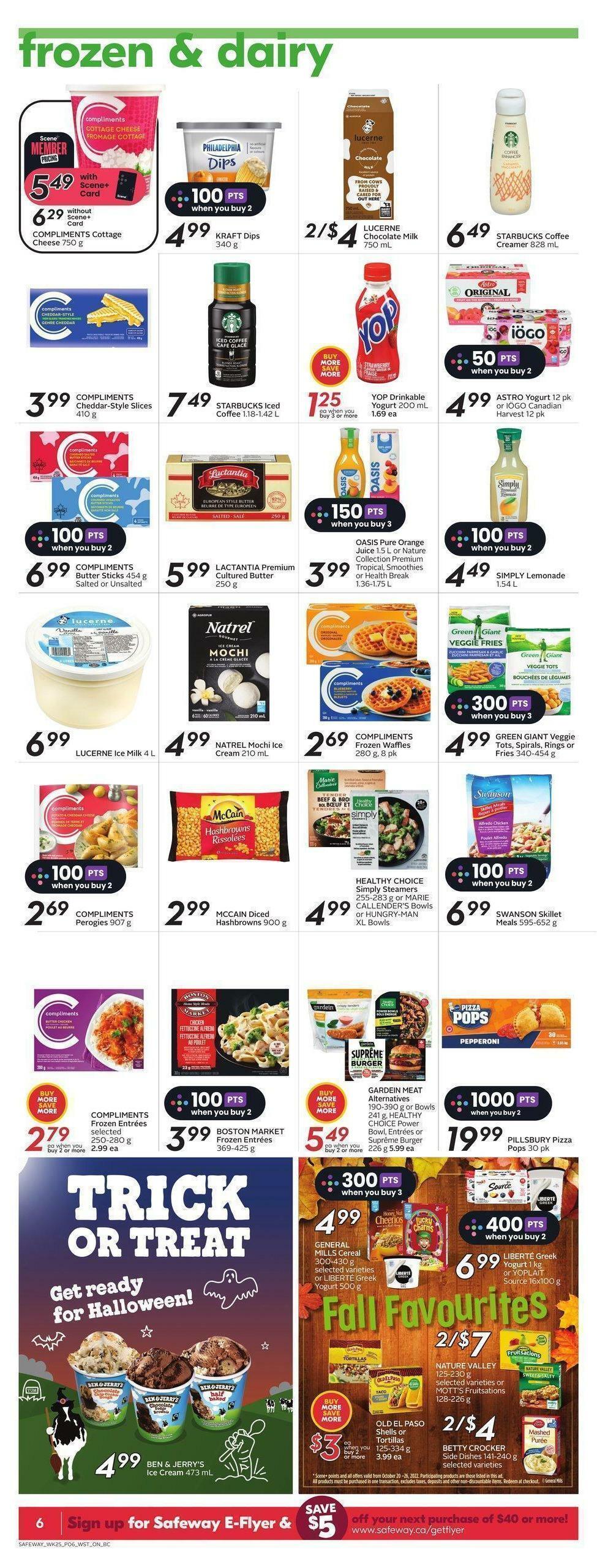 Safeway Flyer from October 20