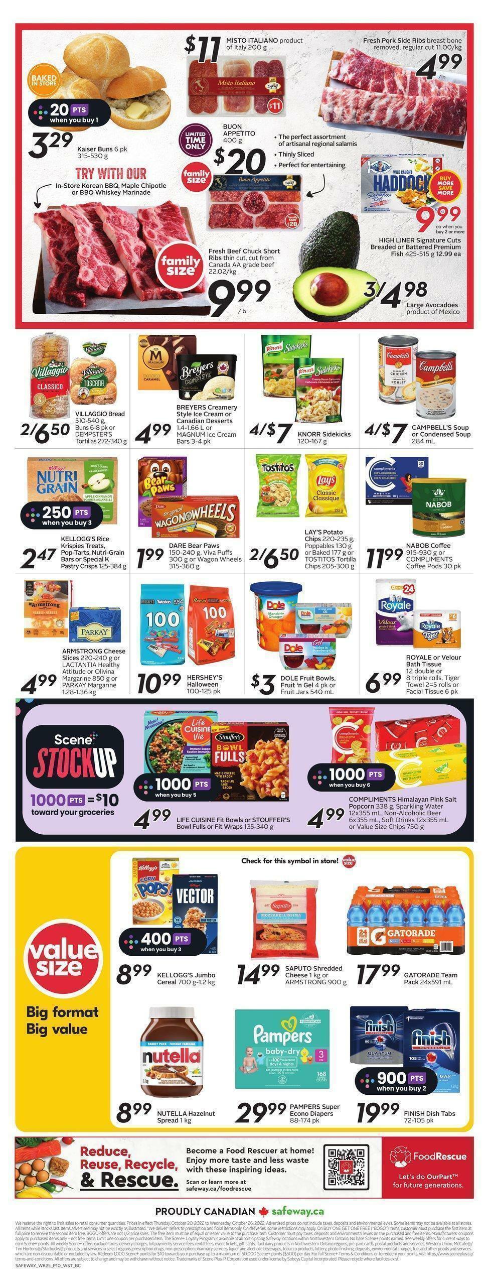 Safeway Flyer from October 20