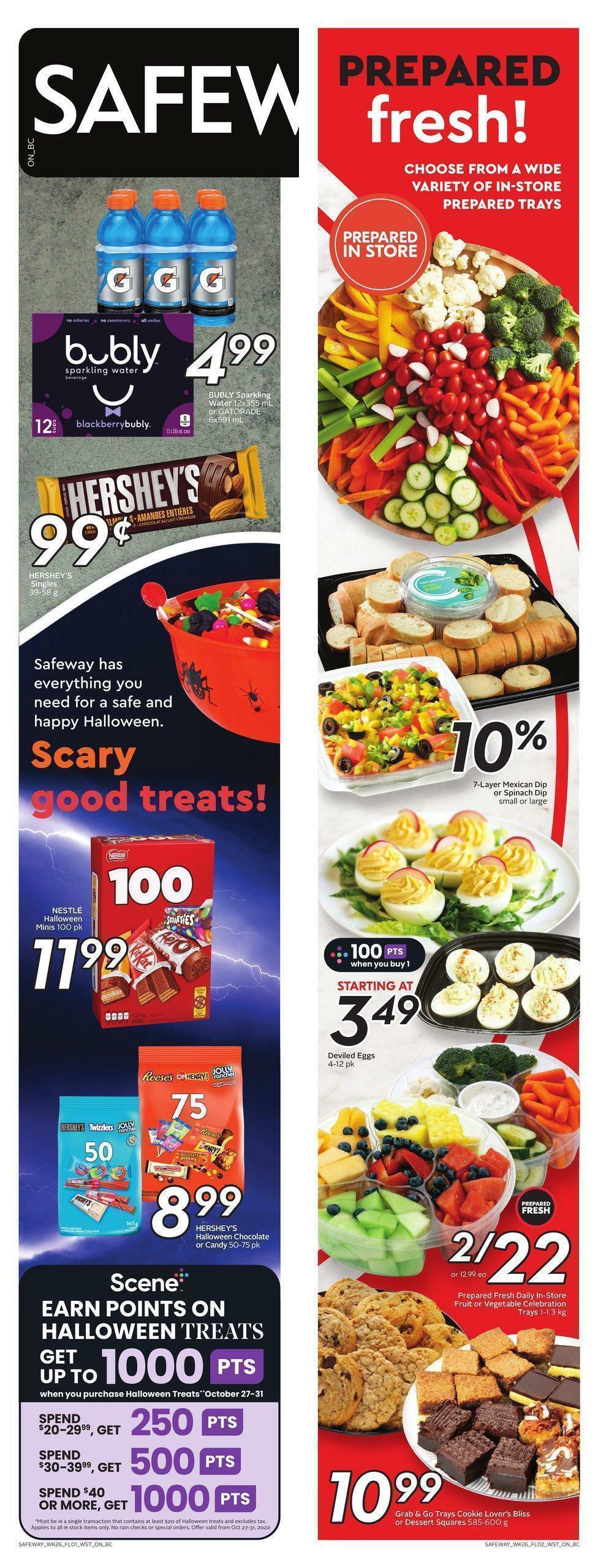 Safeway Flyer from October 27