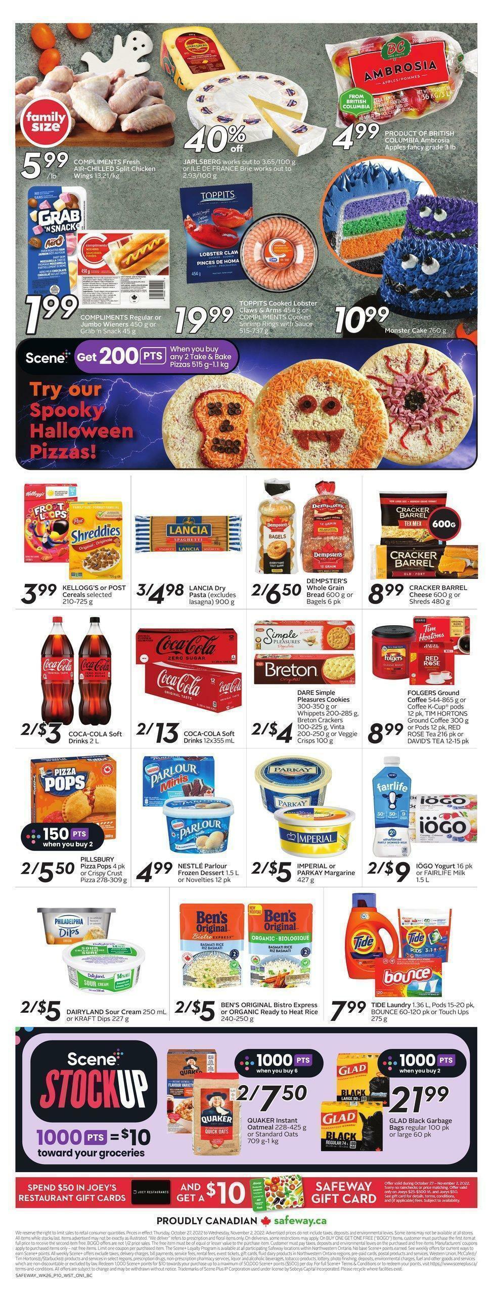 Safeway Flyer from October 27