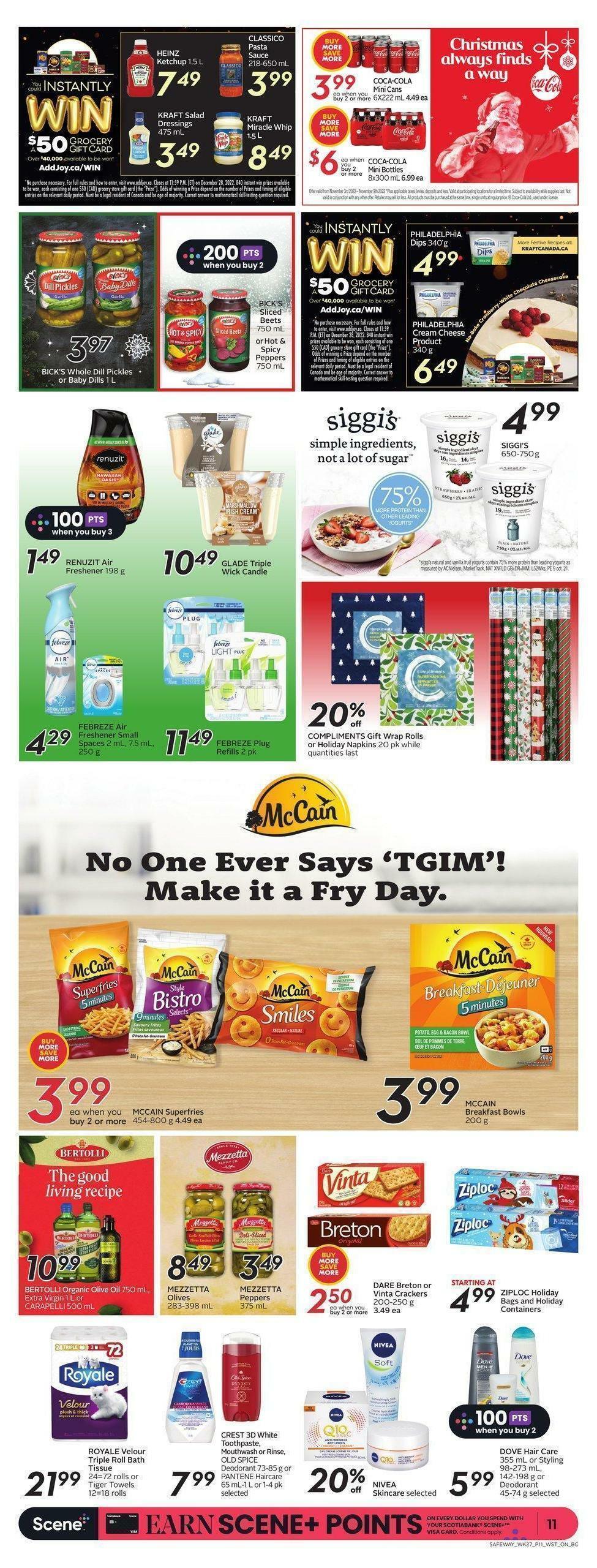 Safeway Flyer from November 3