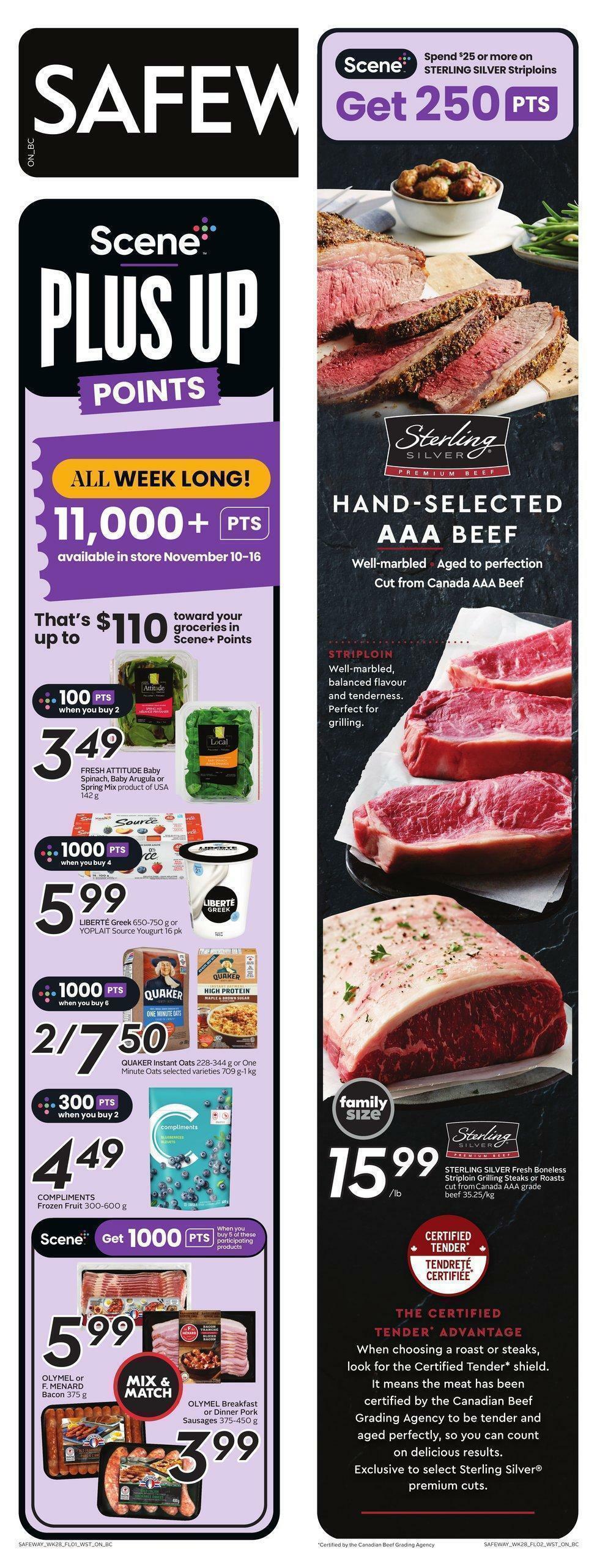 Safeway Flyer from November 10