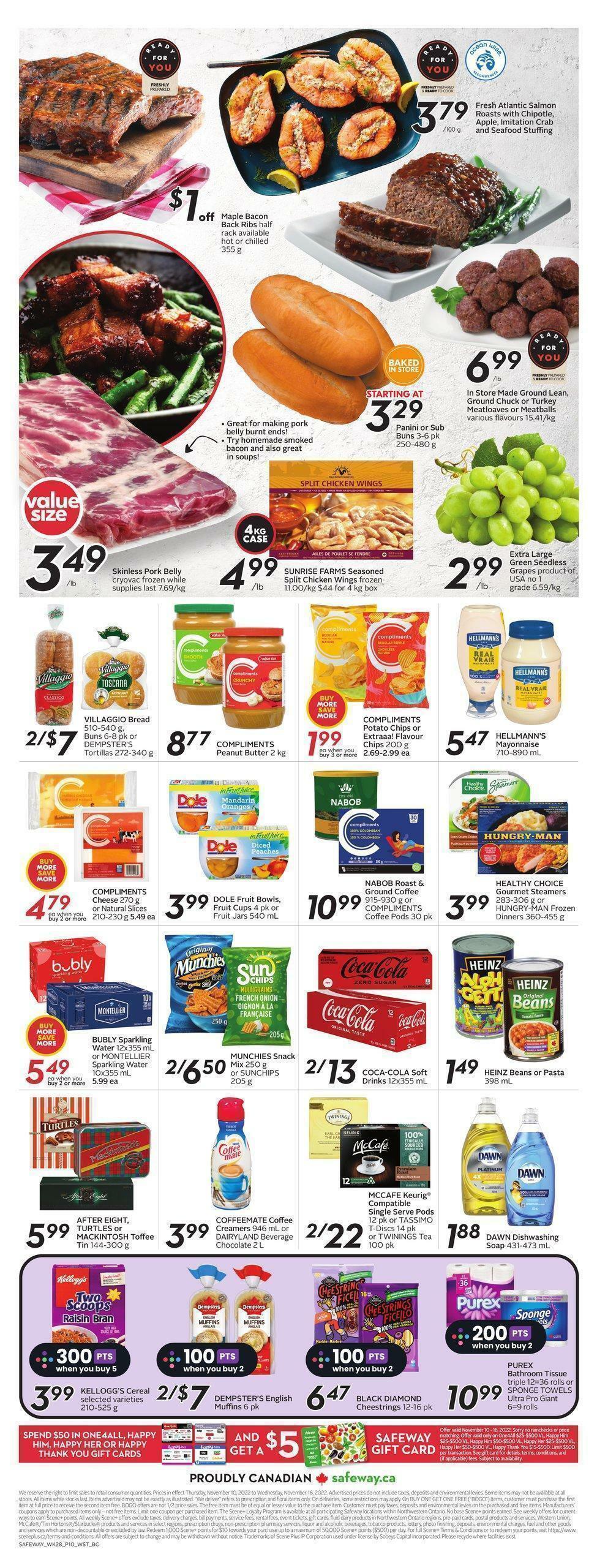 Safeway Flyer from November 10