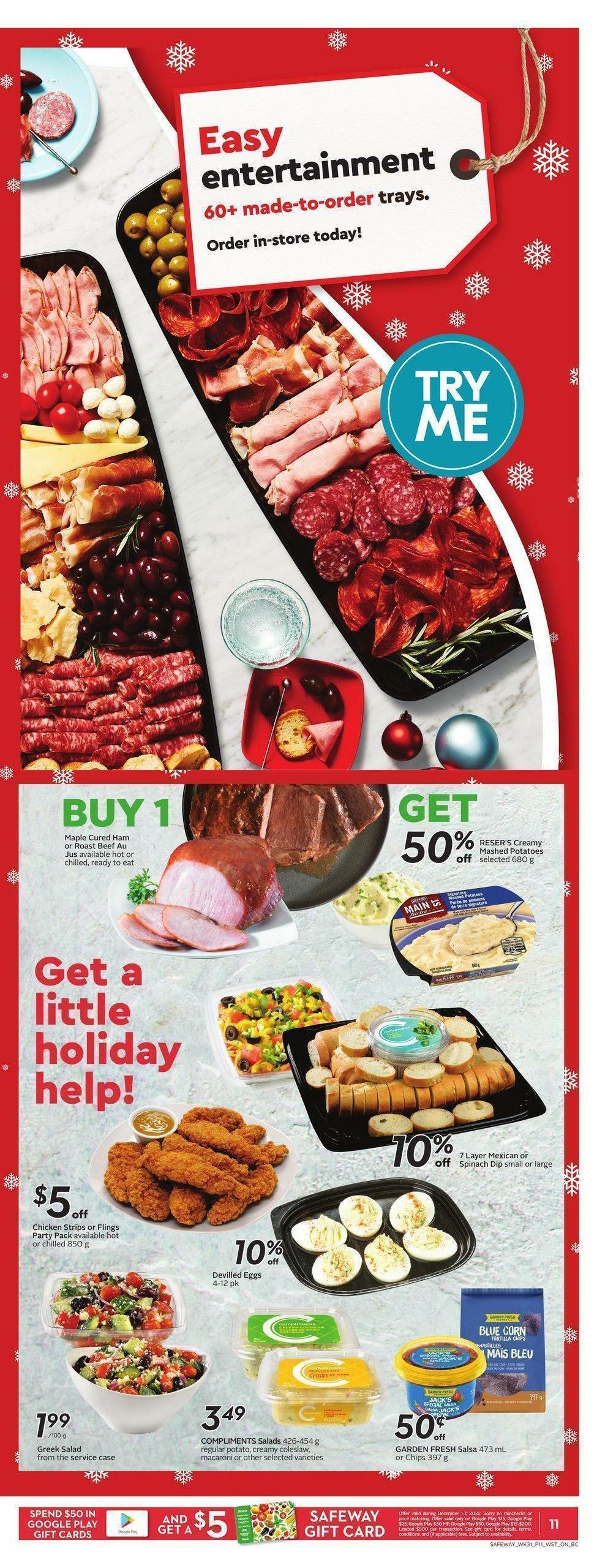 Safeway Flyer from December 1