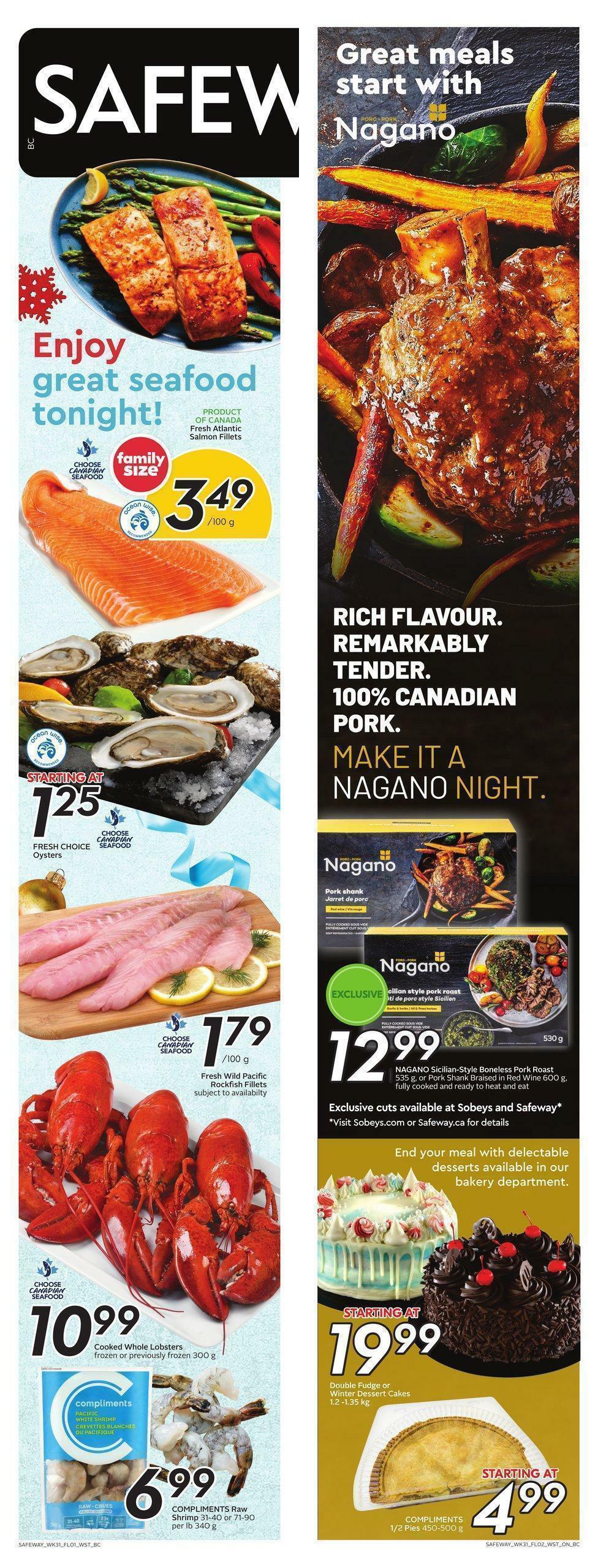 Safeway Flyer from December 1