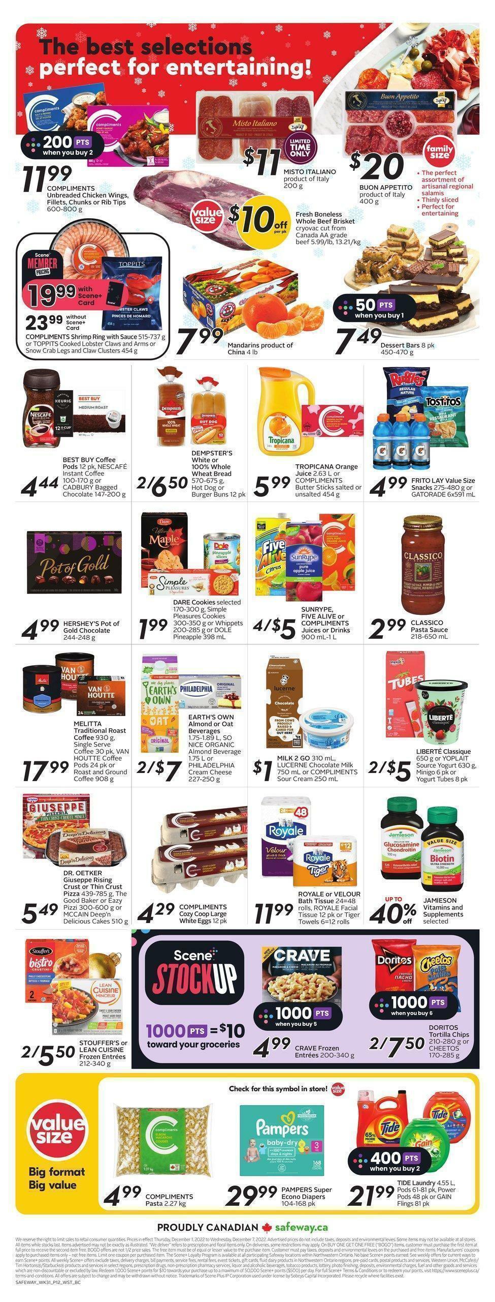 Safeway Flyer from December 1