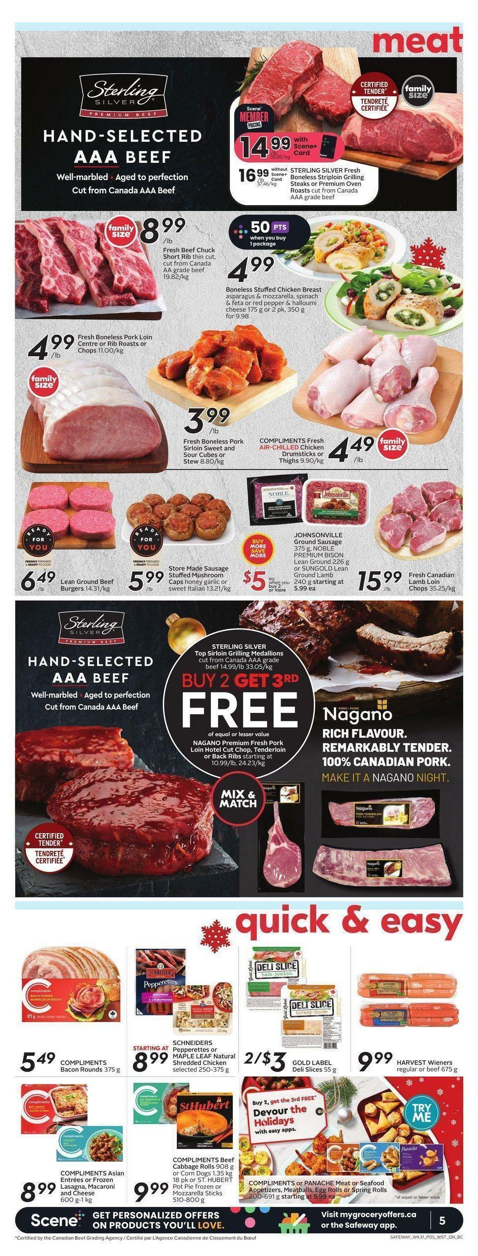 Safeway Flyer from December 1