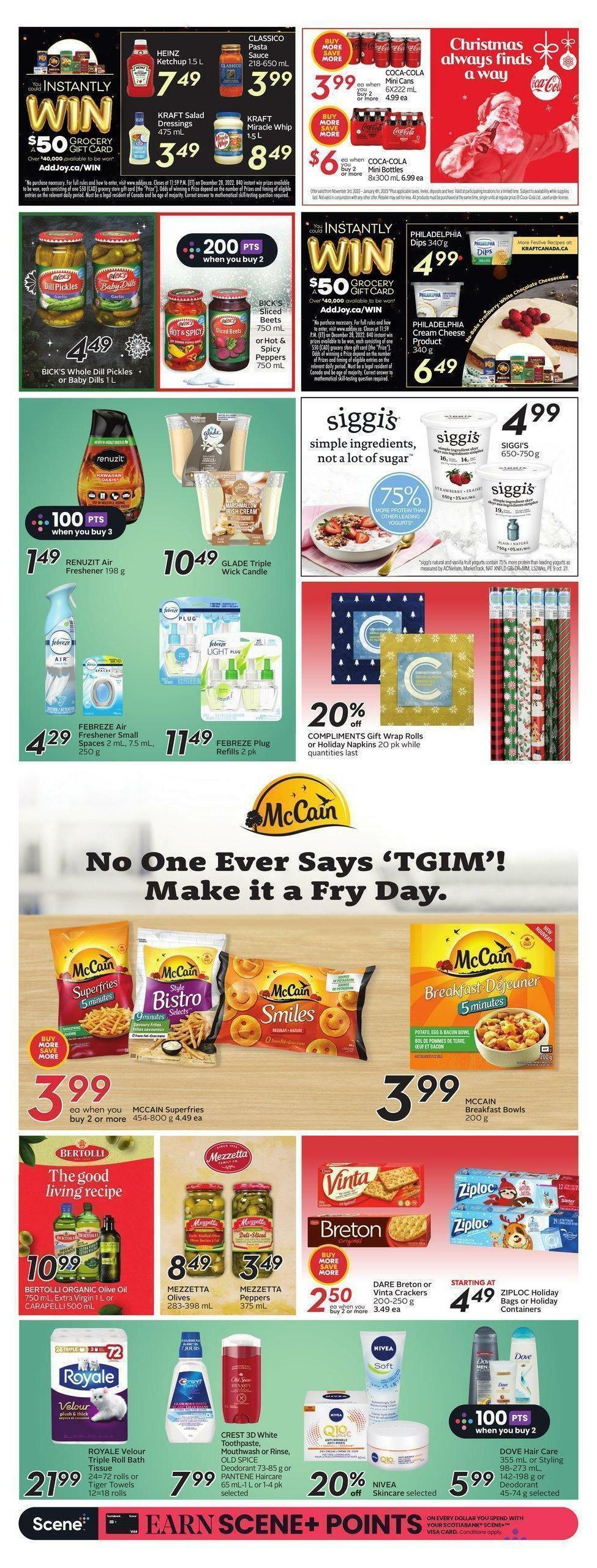 Safeway Flyer from December 8