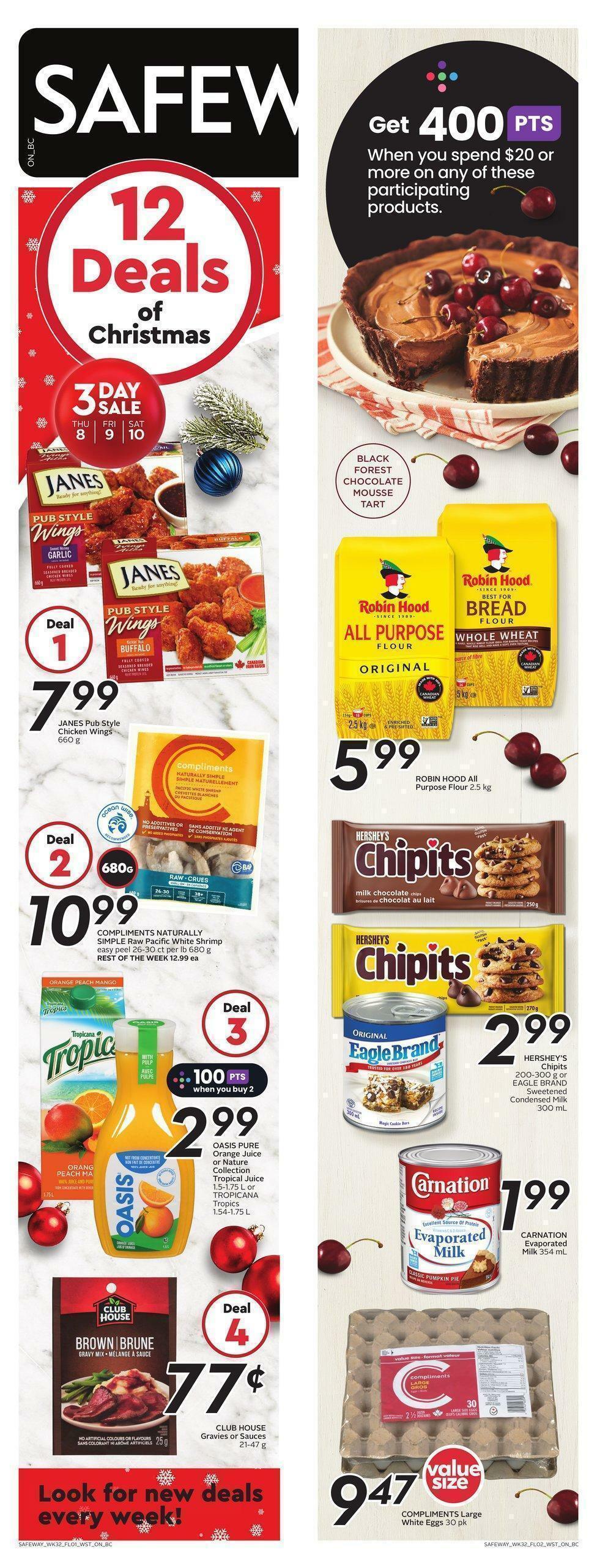Safeway Flyer from December 8