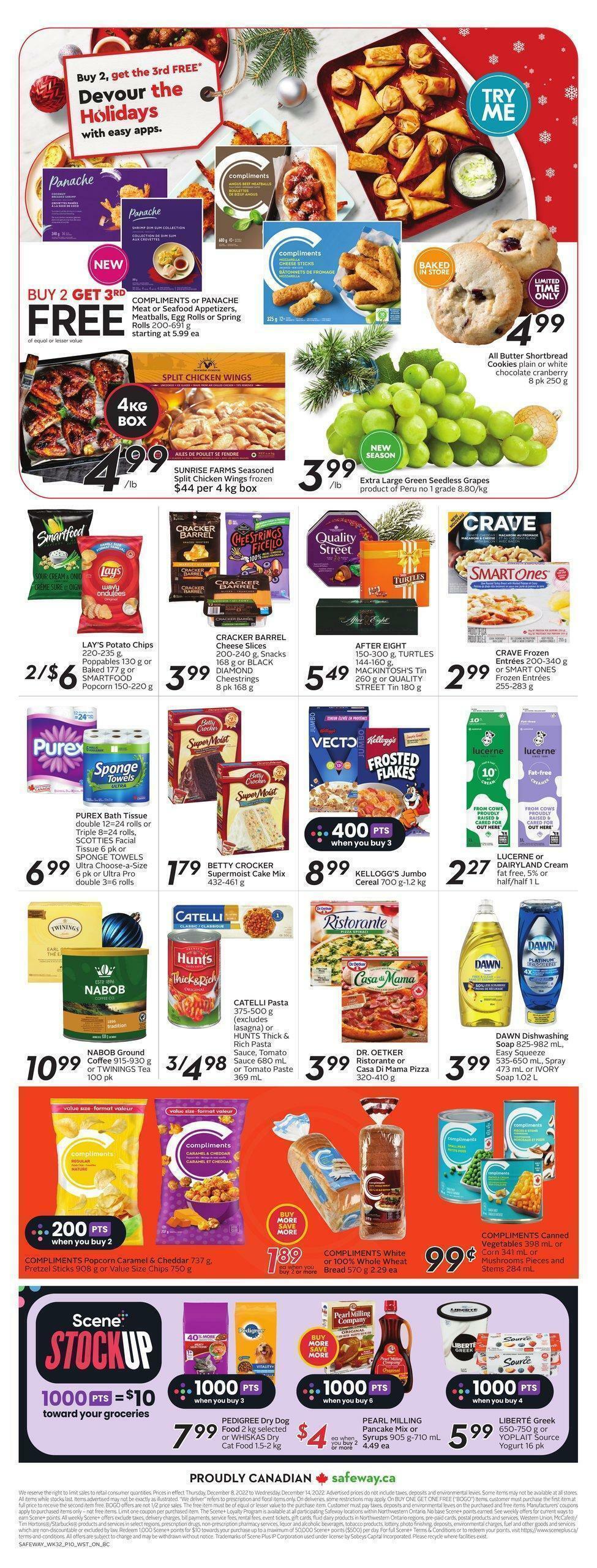 Safeway Flyer from December 8
