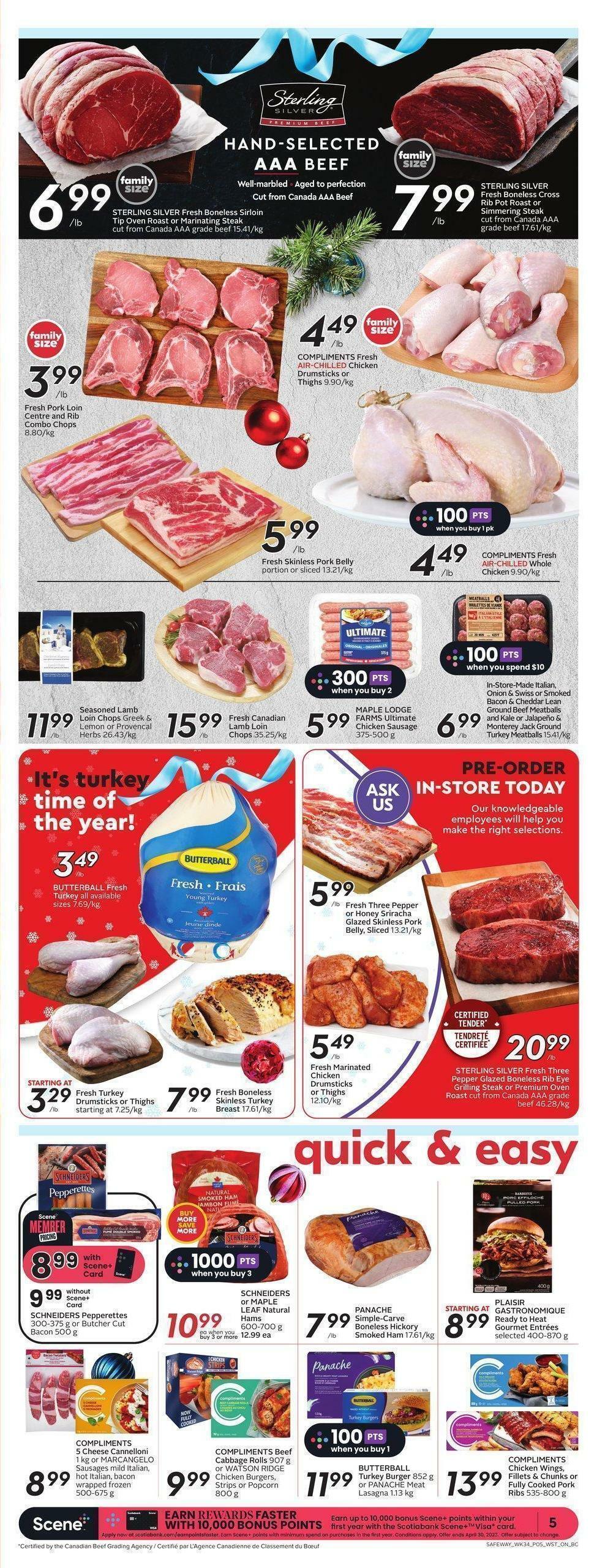 Safeway Flyer from December 22