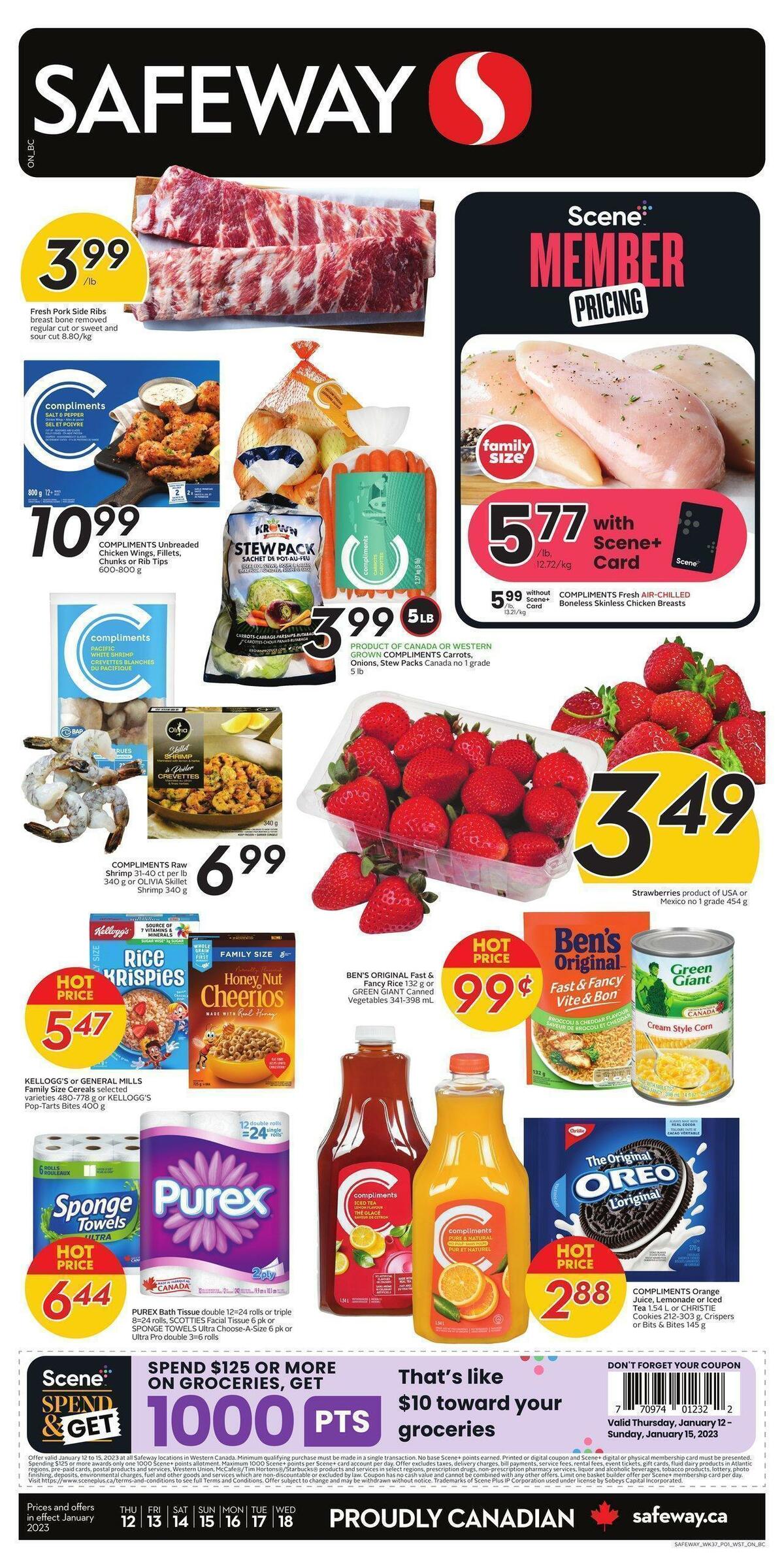 Safeway Flyer from January 12
