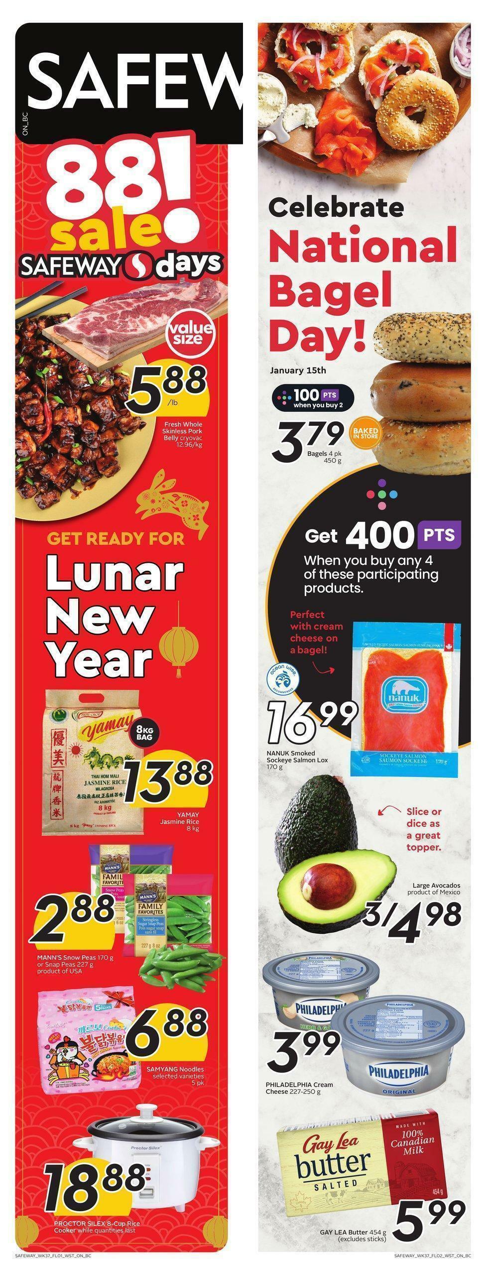 Safeway Flyer from January 12
