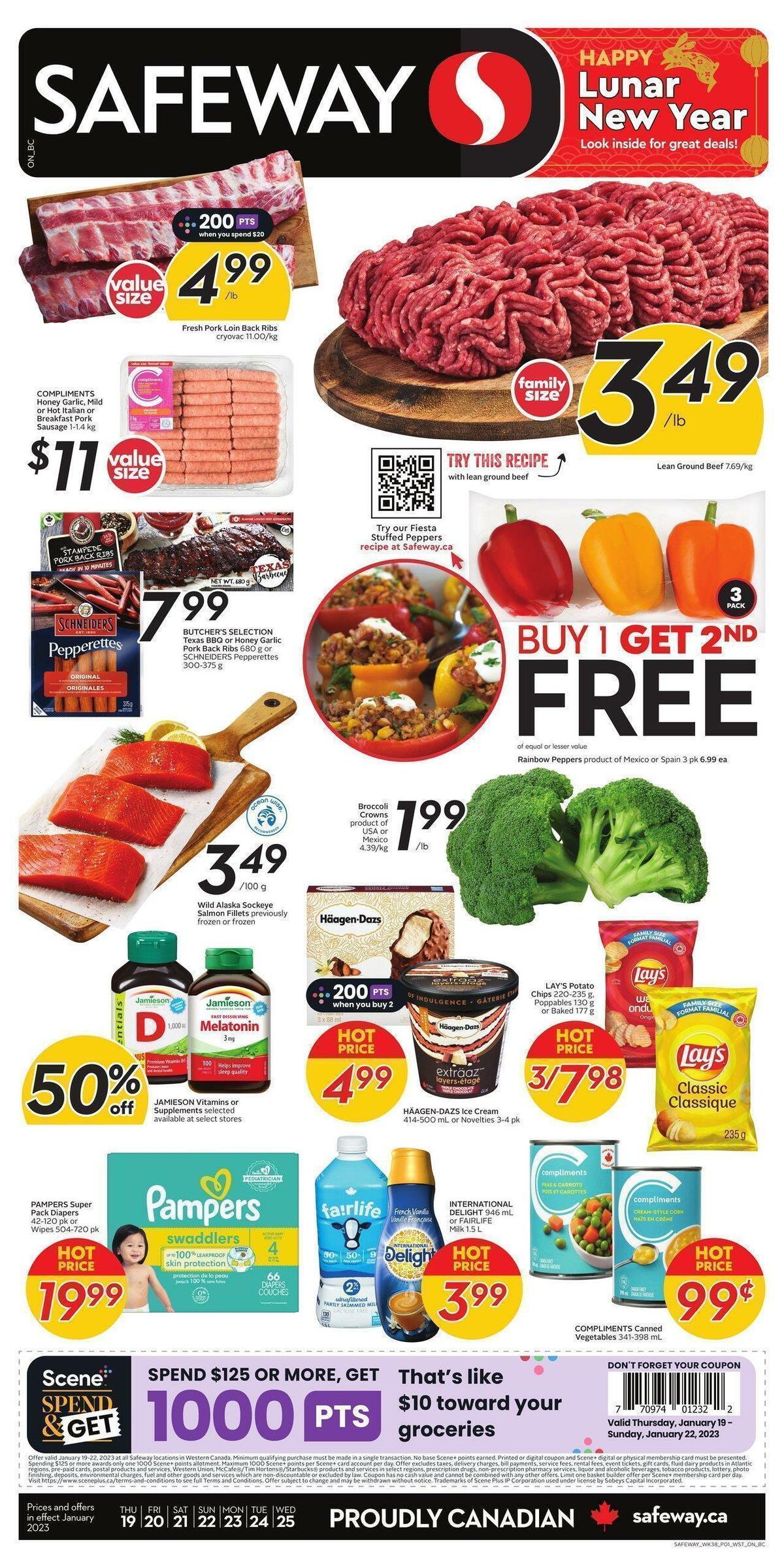 Safeway Flyer from January 19