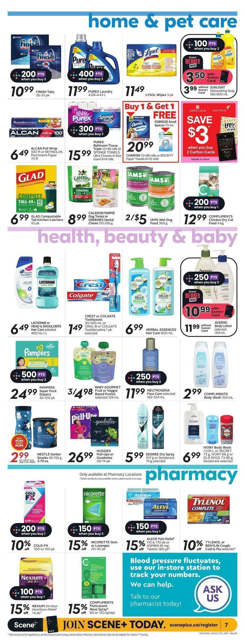 Safeway Flyer from February 2
