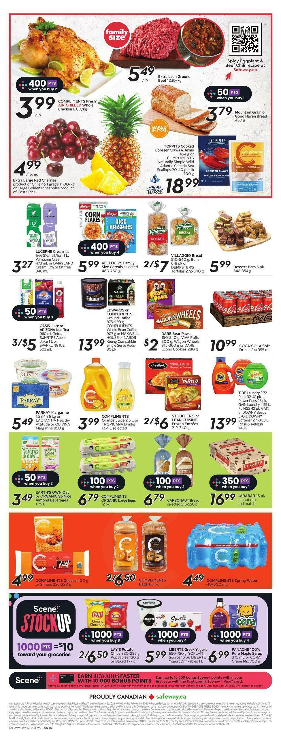 Safeway Flyer from February 2
