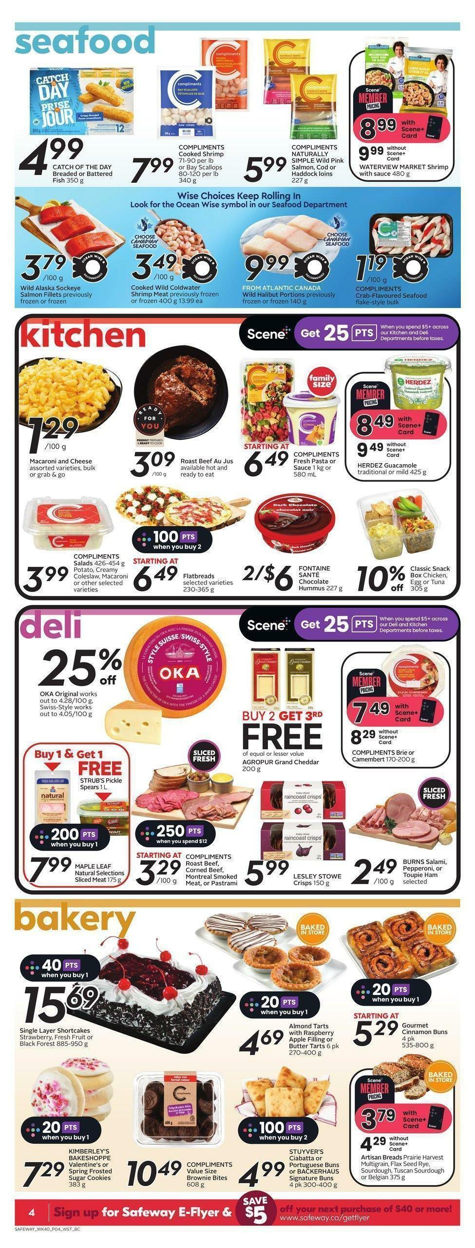 Safeway Flyer from February 2