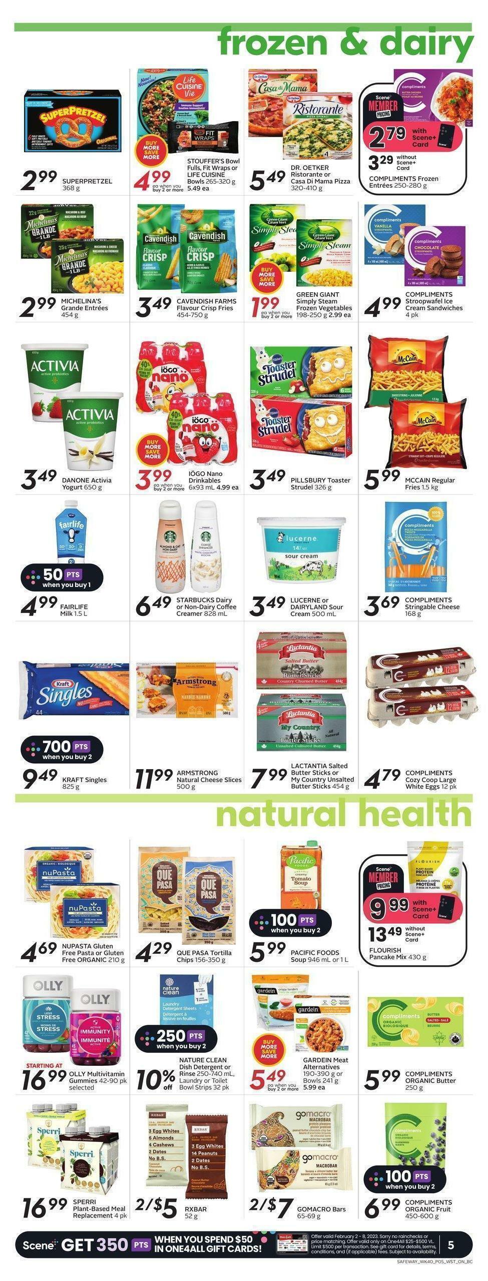 Safeway Flyer from February 2