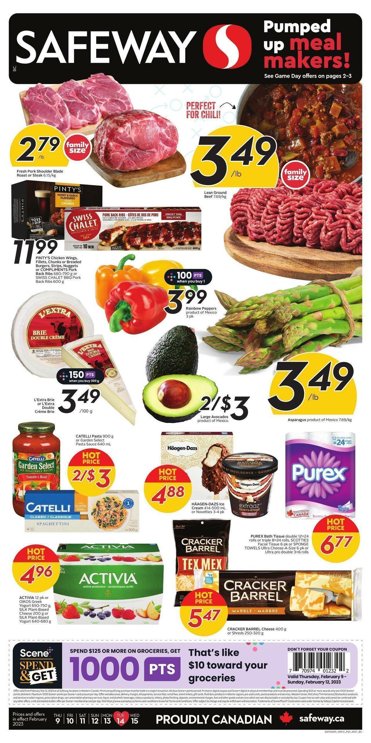 Safeway Flyer from February 9