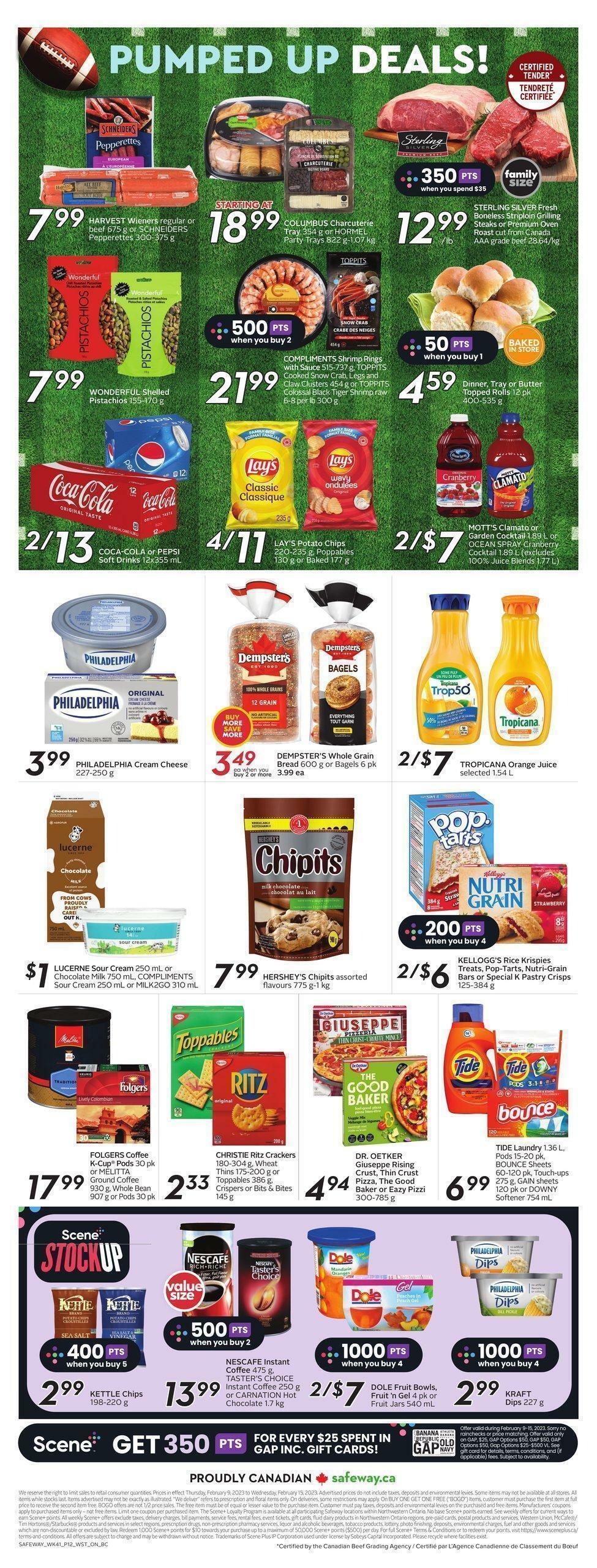 Safeway Flyer from February 9