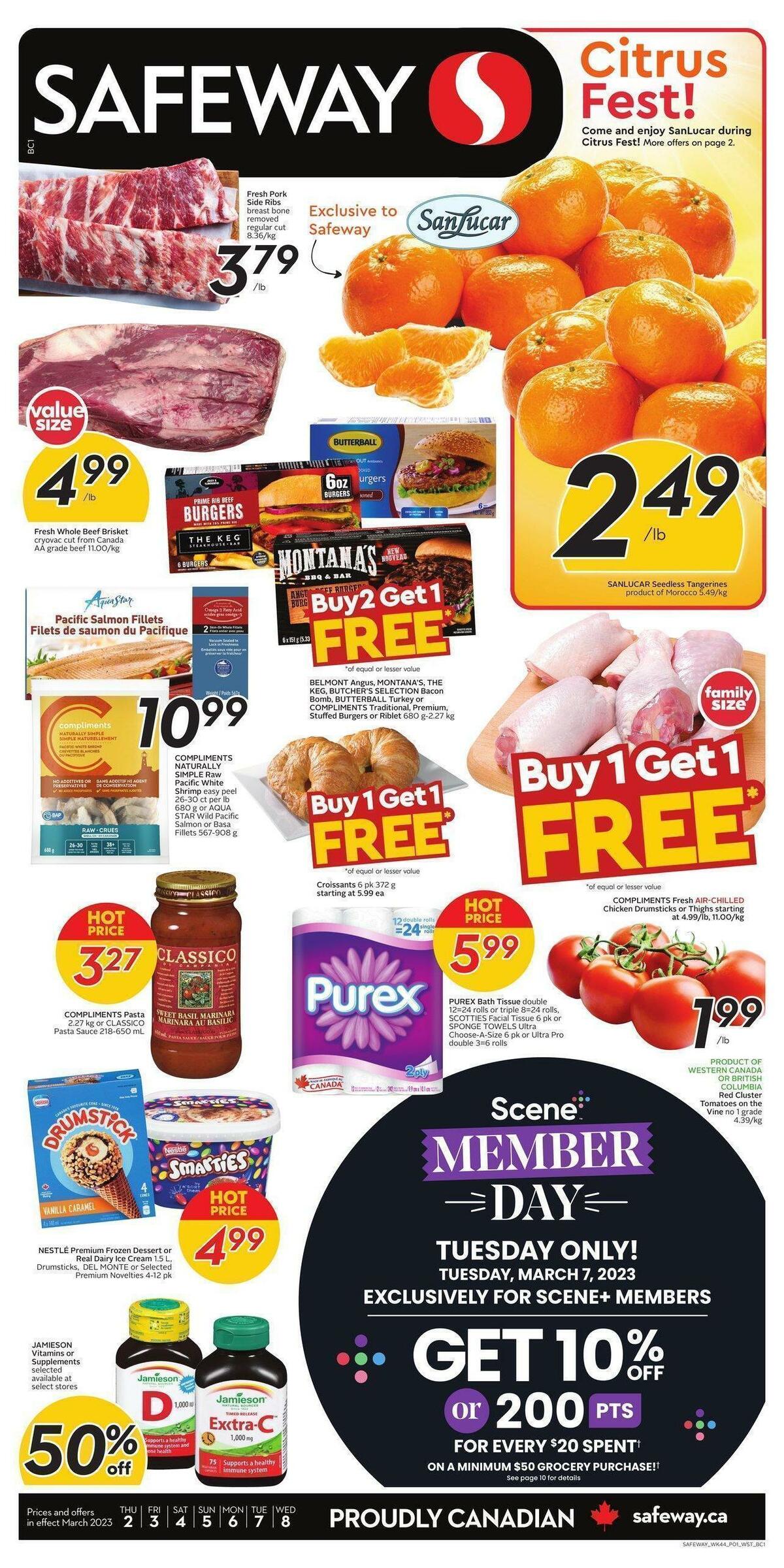 Safeway Flyer from March 2