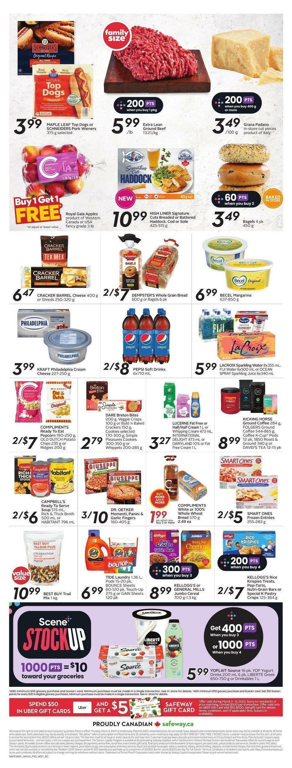 Safeway Flyer from March 2