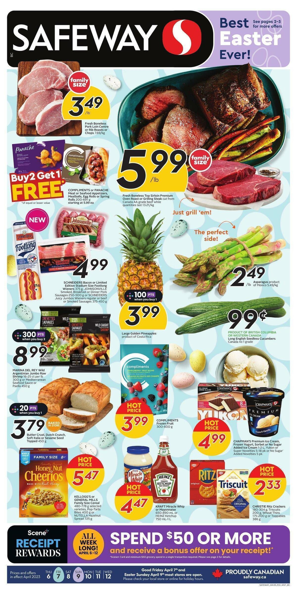 Safeway Flyer from April 6