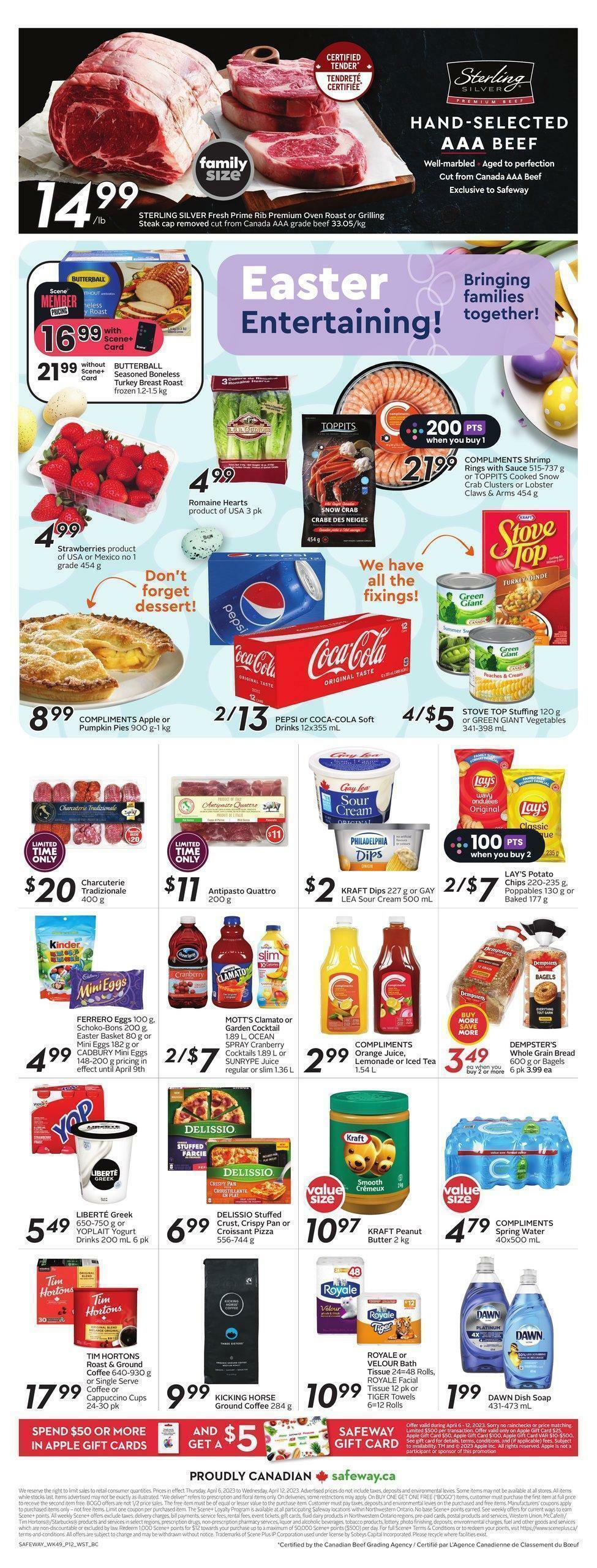 Safeway Flyer from April 6